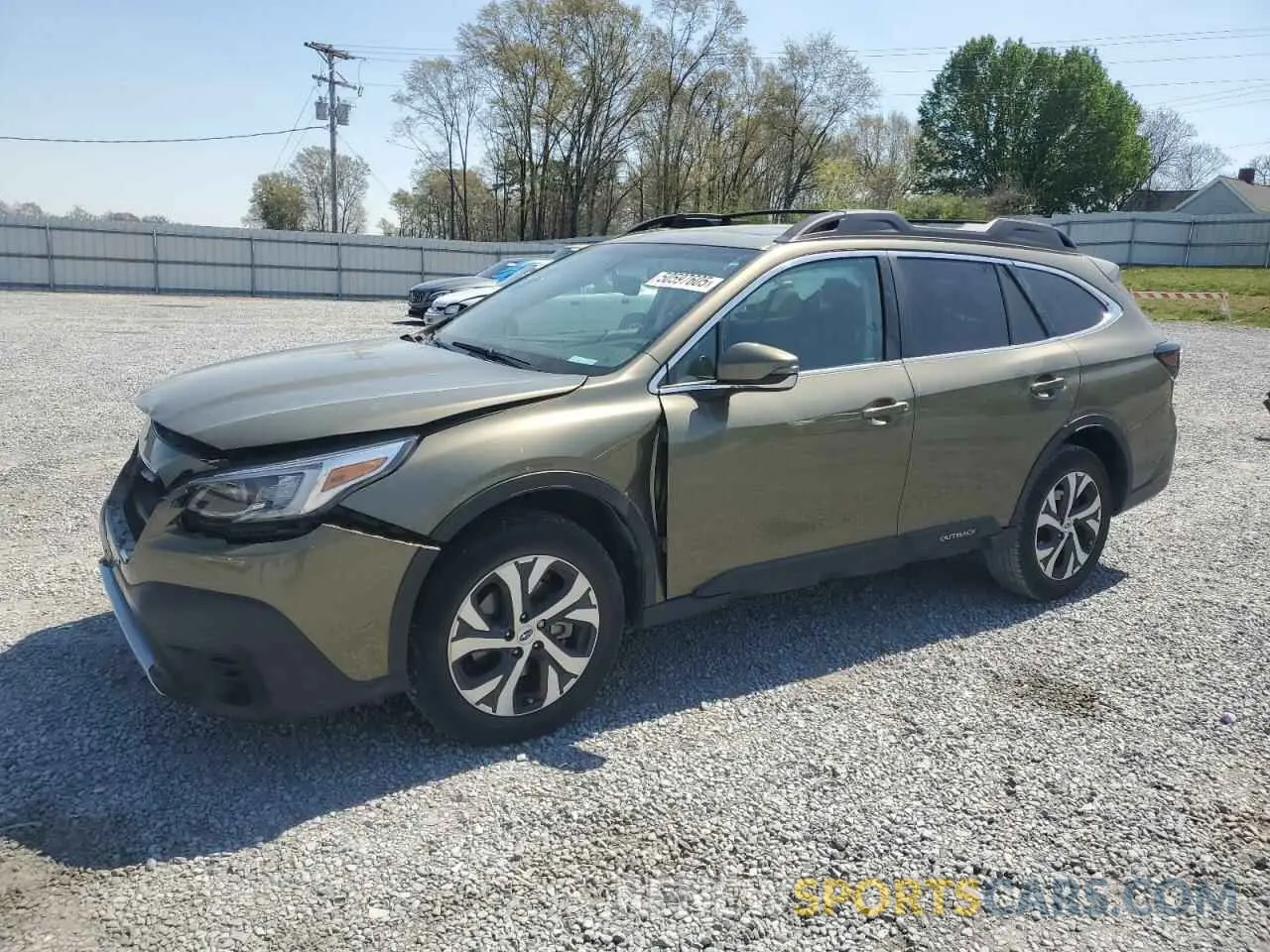 1 Photograph of a damaged car 4S4BTANC7N3200139 SUBARU OUTBACK 2022