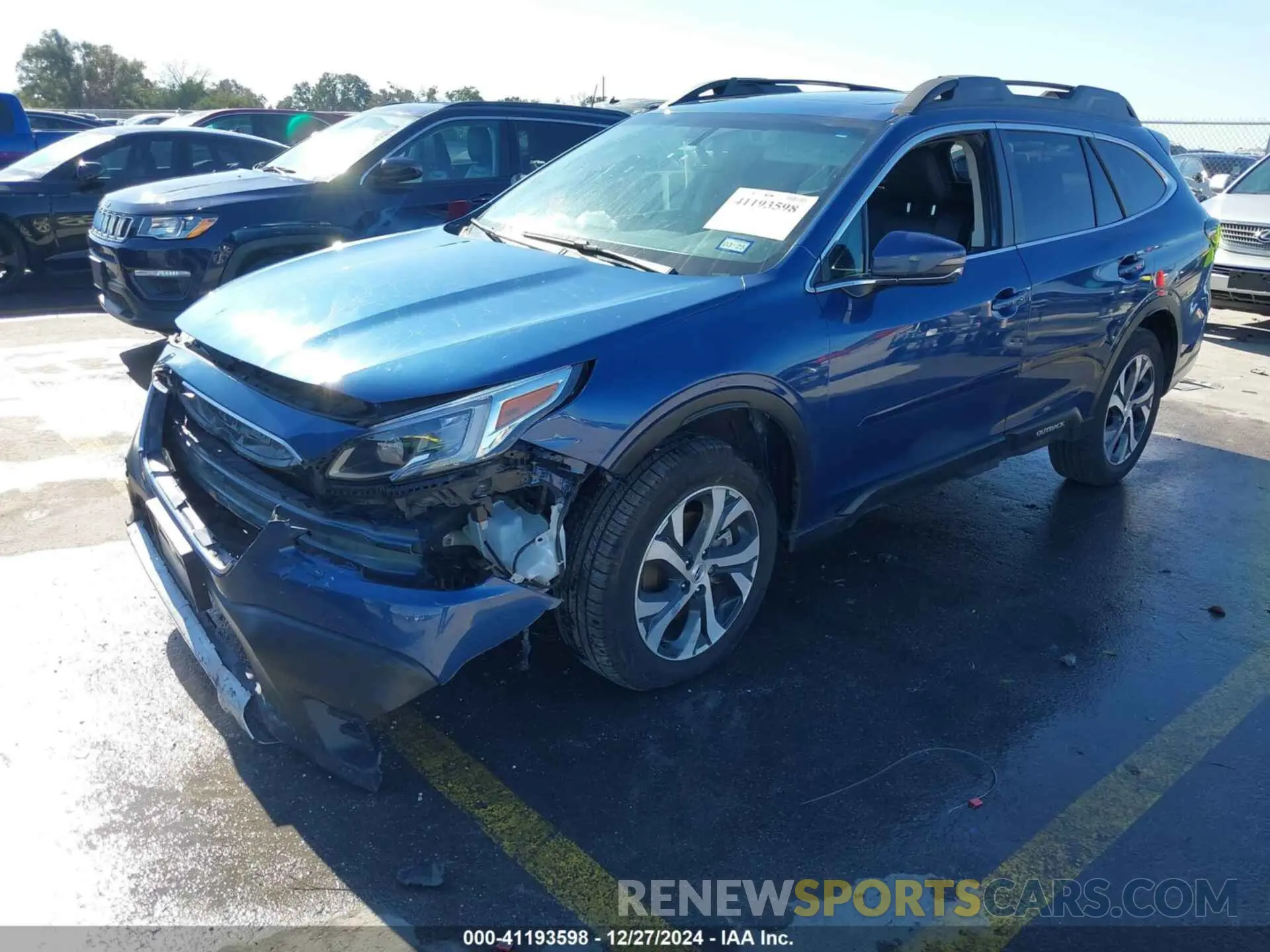 2 Photograph of a damaged car 4S4BTANC7N3201730 SUBARU OUTBACK 2022