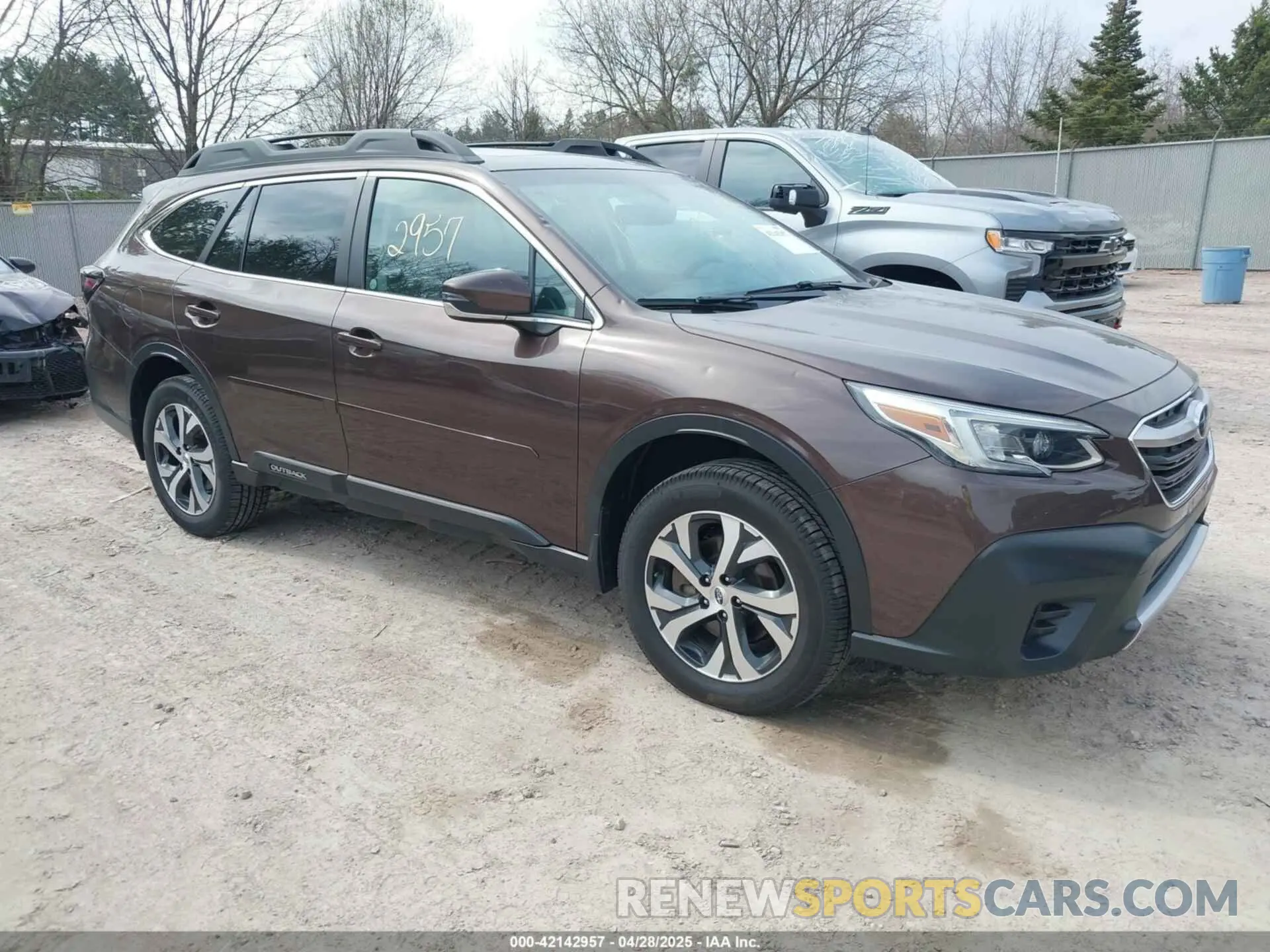 1 Photograph of a damaged car 4S4BTANC8N3197171 SUBARU OUTBACK 2022