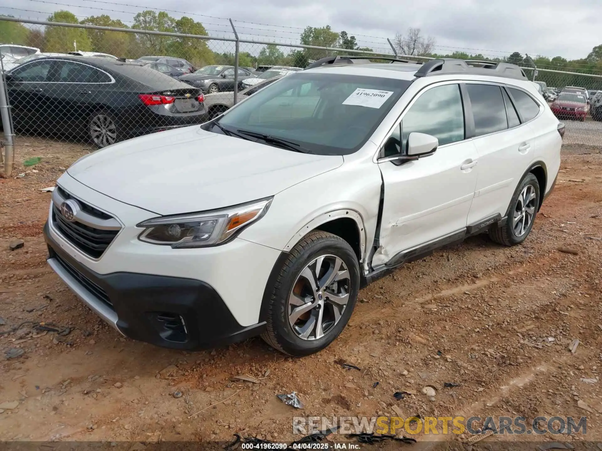 2 Photograph of a damaged car 4S4BTANC9N3250430 SUBARU OUTBACK 2022