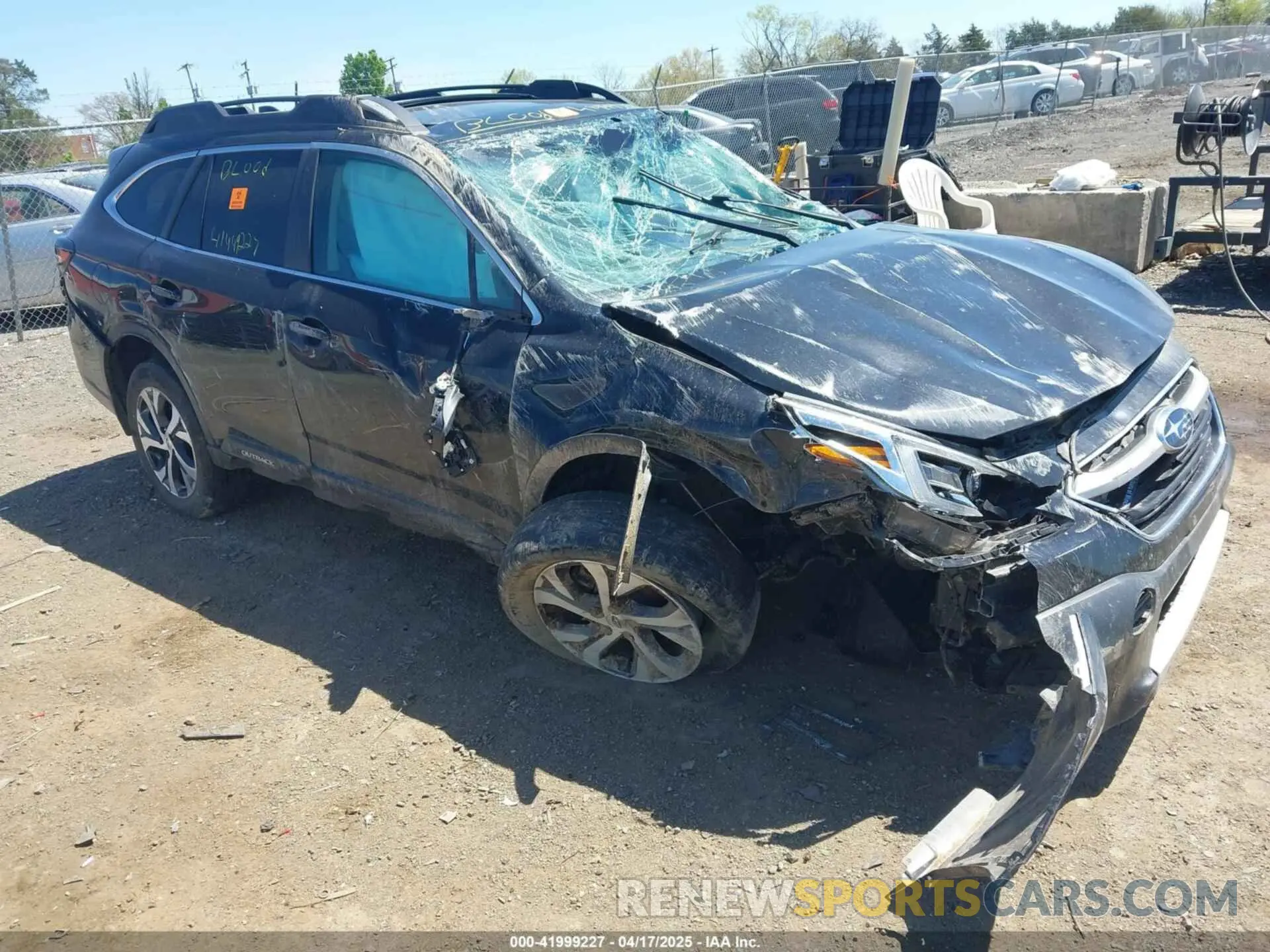 1 Photograph of a damaged car 4S4BTANCXN3154077 SUBARU OUTBACK 2022