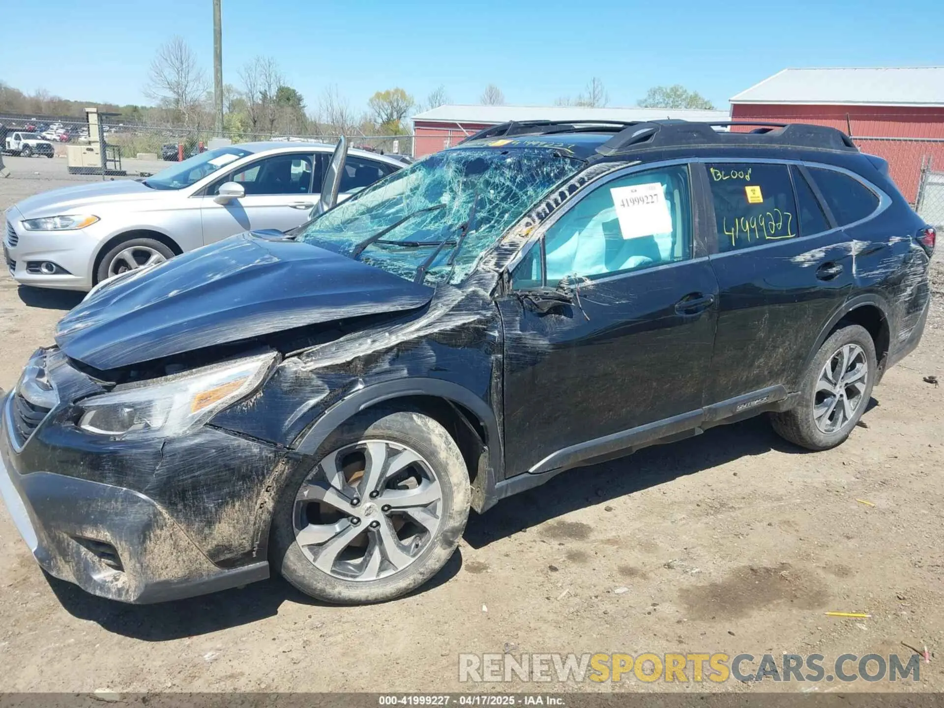 2 Photograph of a damaged car 4S4BTANCXN3154077 SUBARU OUTBACK 2022
