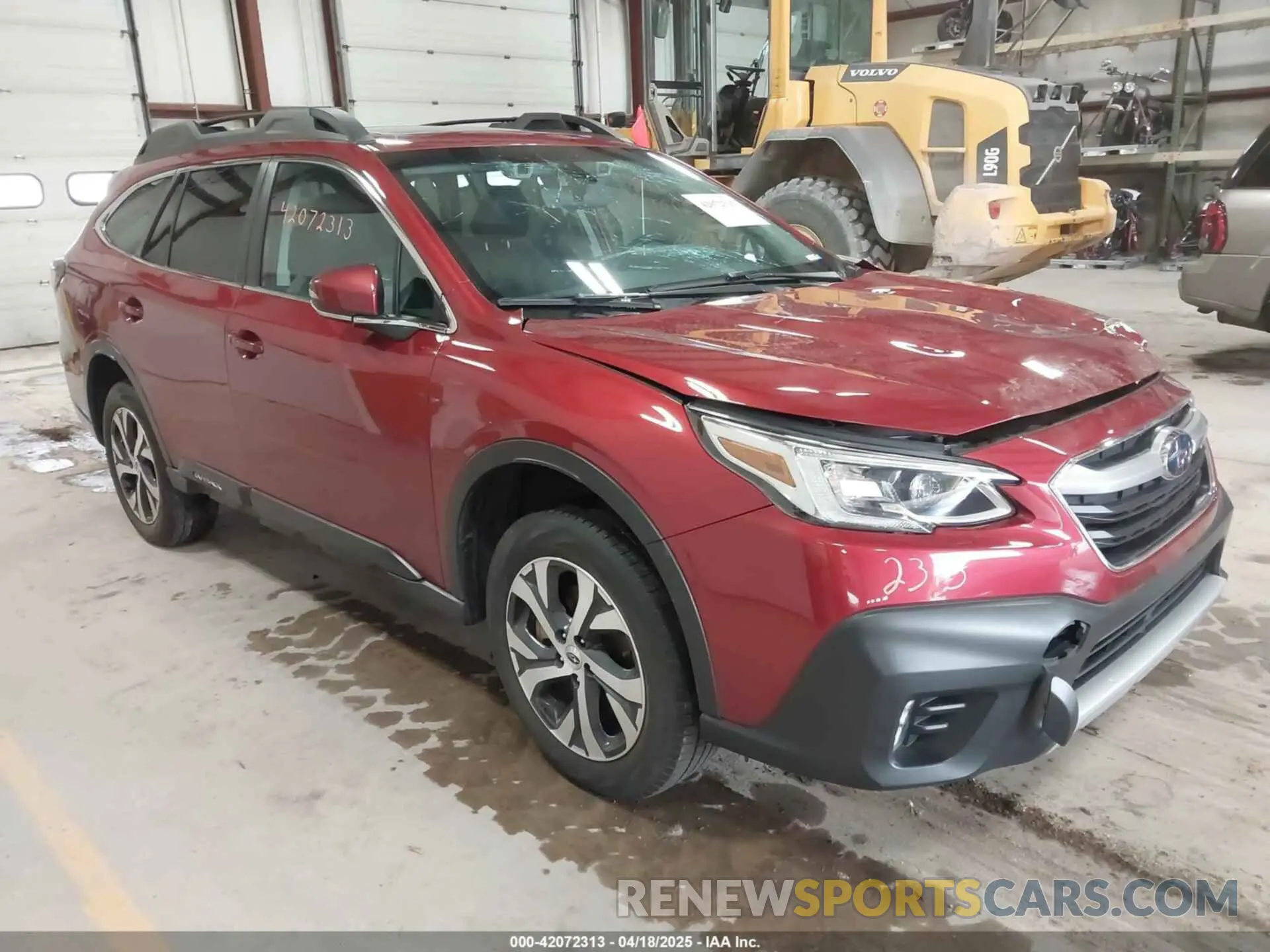 1 Photograph of a damaged car 4S4BTANCXN3228940 SUBARU OUTBACK 2022