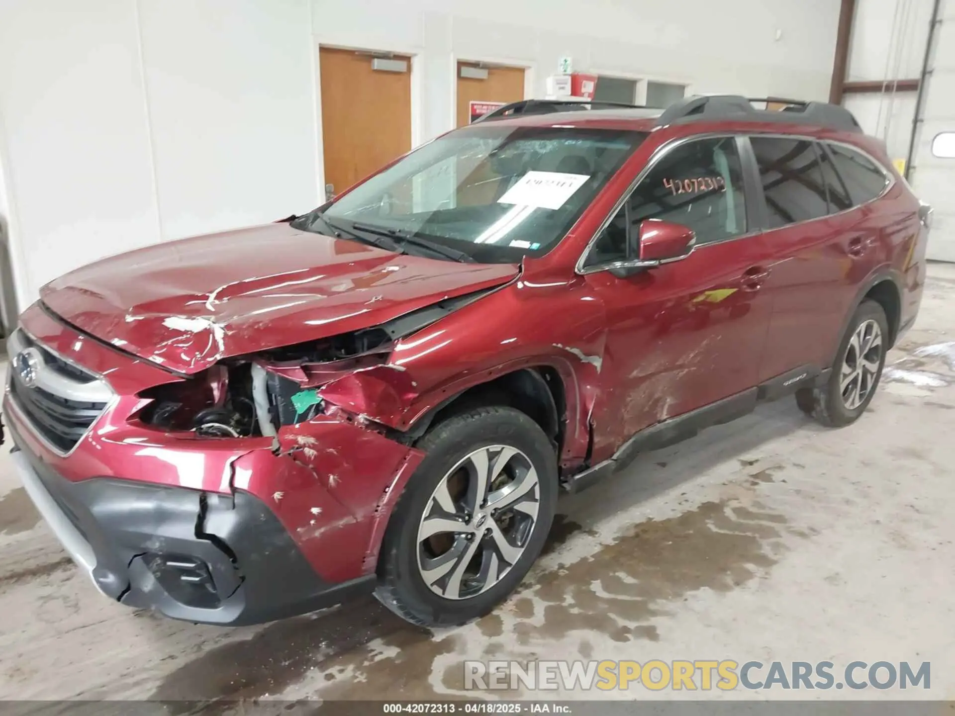 2 Photograph of a damaged car 4S4BTANCXN3228940 SUBARU OUTBACK 2022
