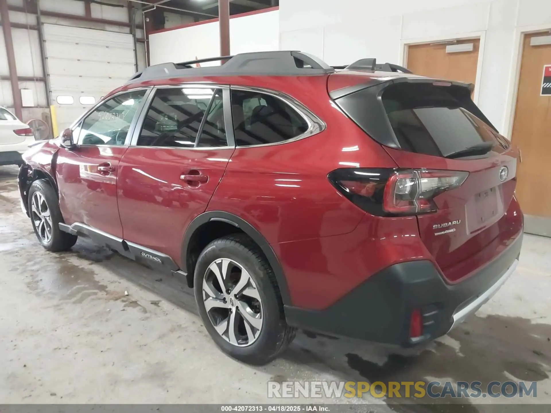 3 Photograph of a damaged car 4S4BTANCXN3228940 SUBARU OUTBACK 2022
