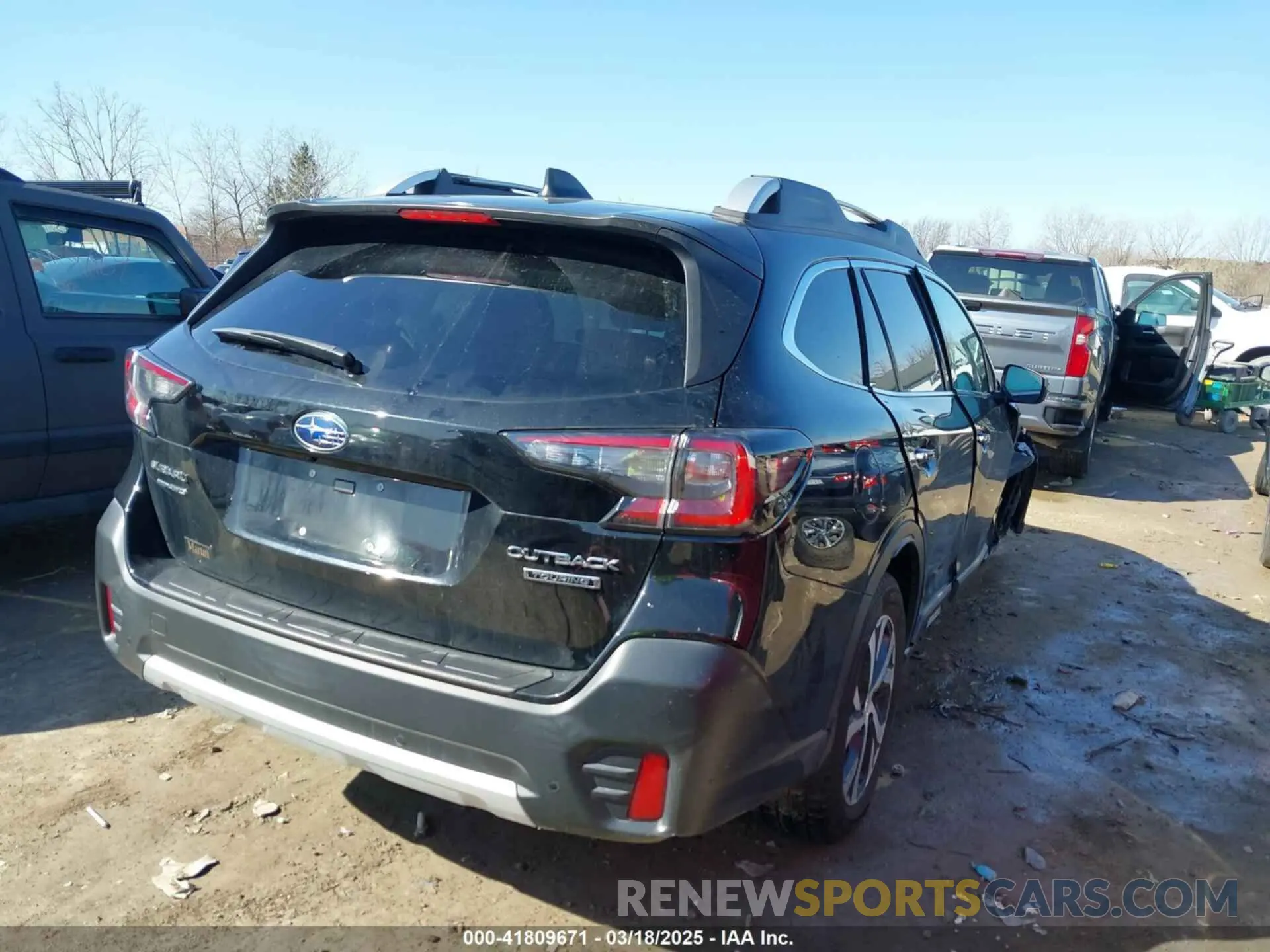 4 Photograph of a damaged car 4S4BTAPC8N3122595 SUBARU OUTBACK 2022