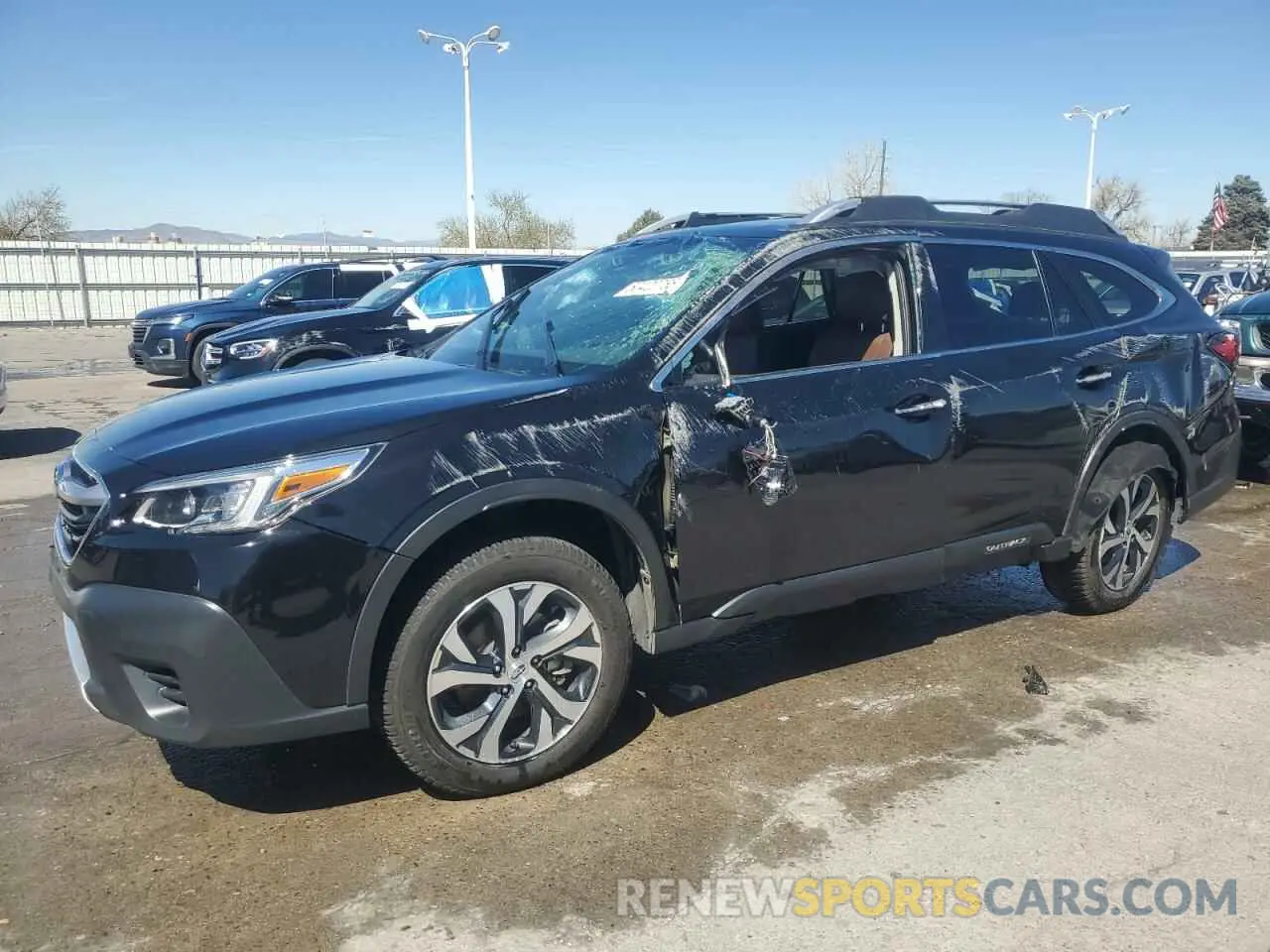 1 Photograph of a damaged car 4S4BTAPC9N3202584 SUBARU OUTBACK 2022