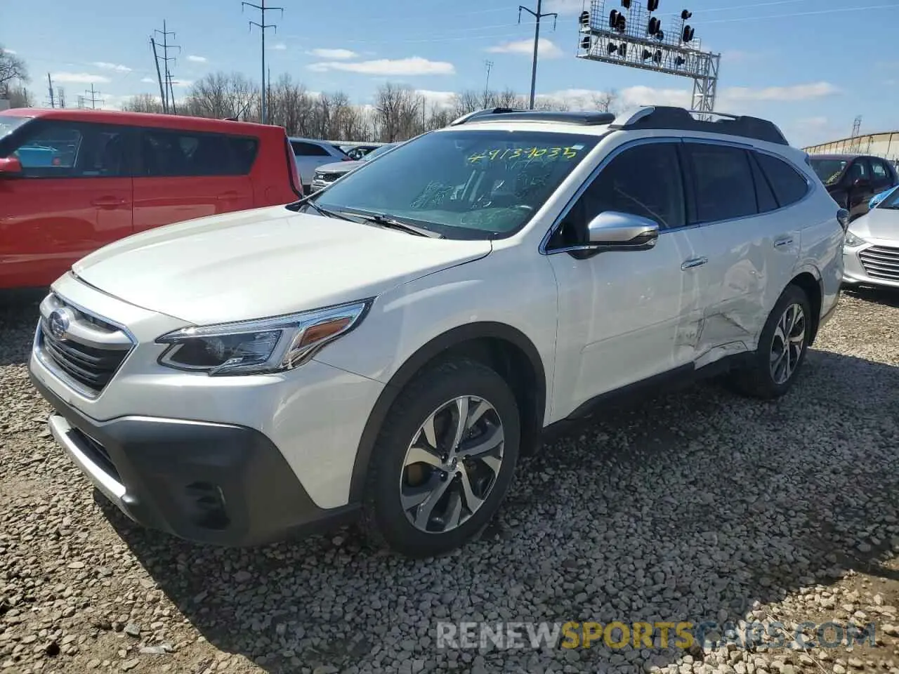 1 Photograph of a damaged car 4S4BTAPCXN3222150 SUBARU OUTBACK 2022