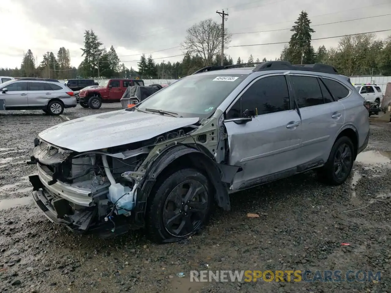 1 Photograph of a damaged car 4S4BTGLD8N3101019 SUBARU OUTBACK 2022