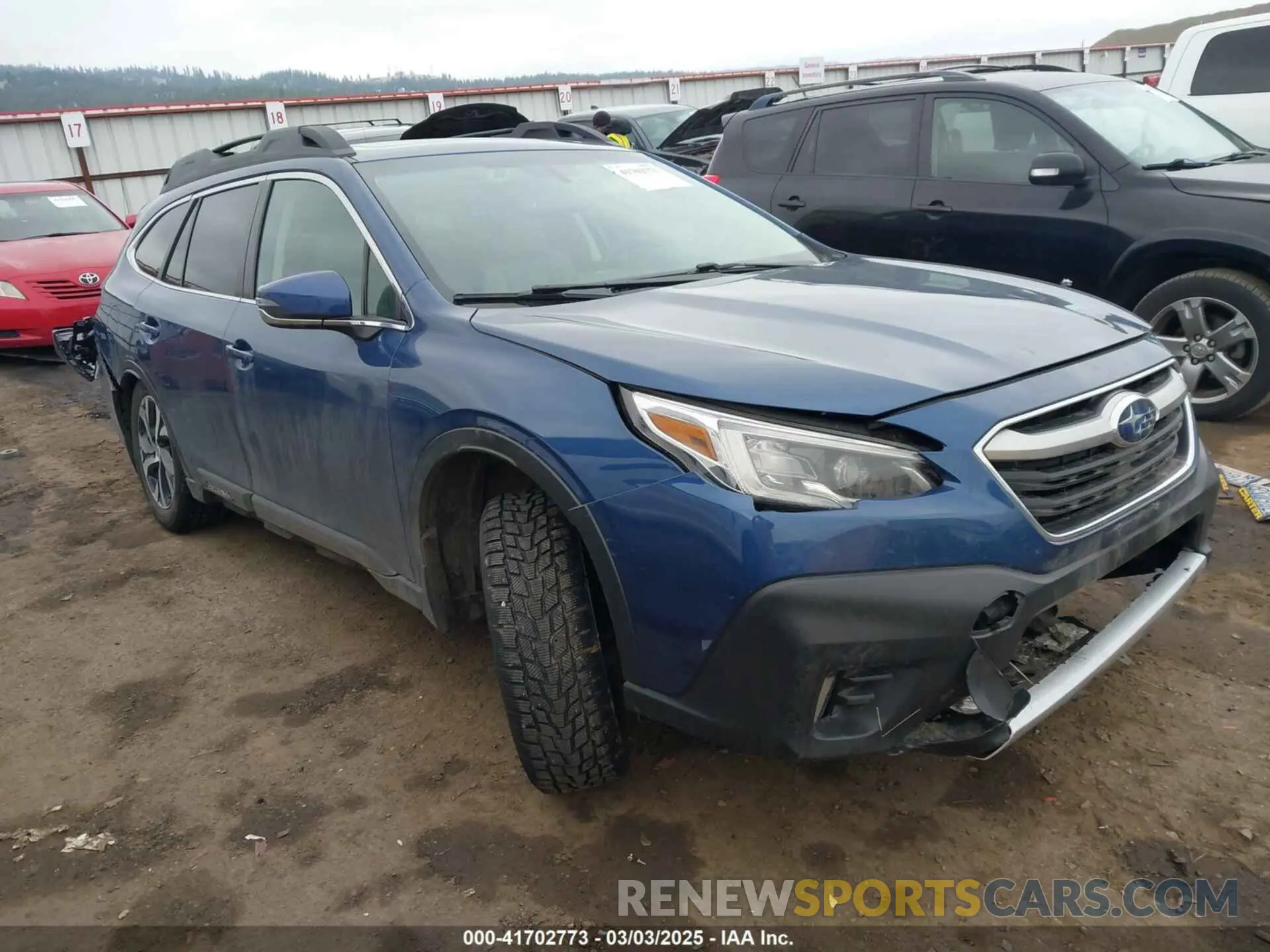 1 Photograph of a damaged car 4S4BTGND0N3250702 SUBARU OUTBACK 2022