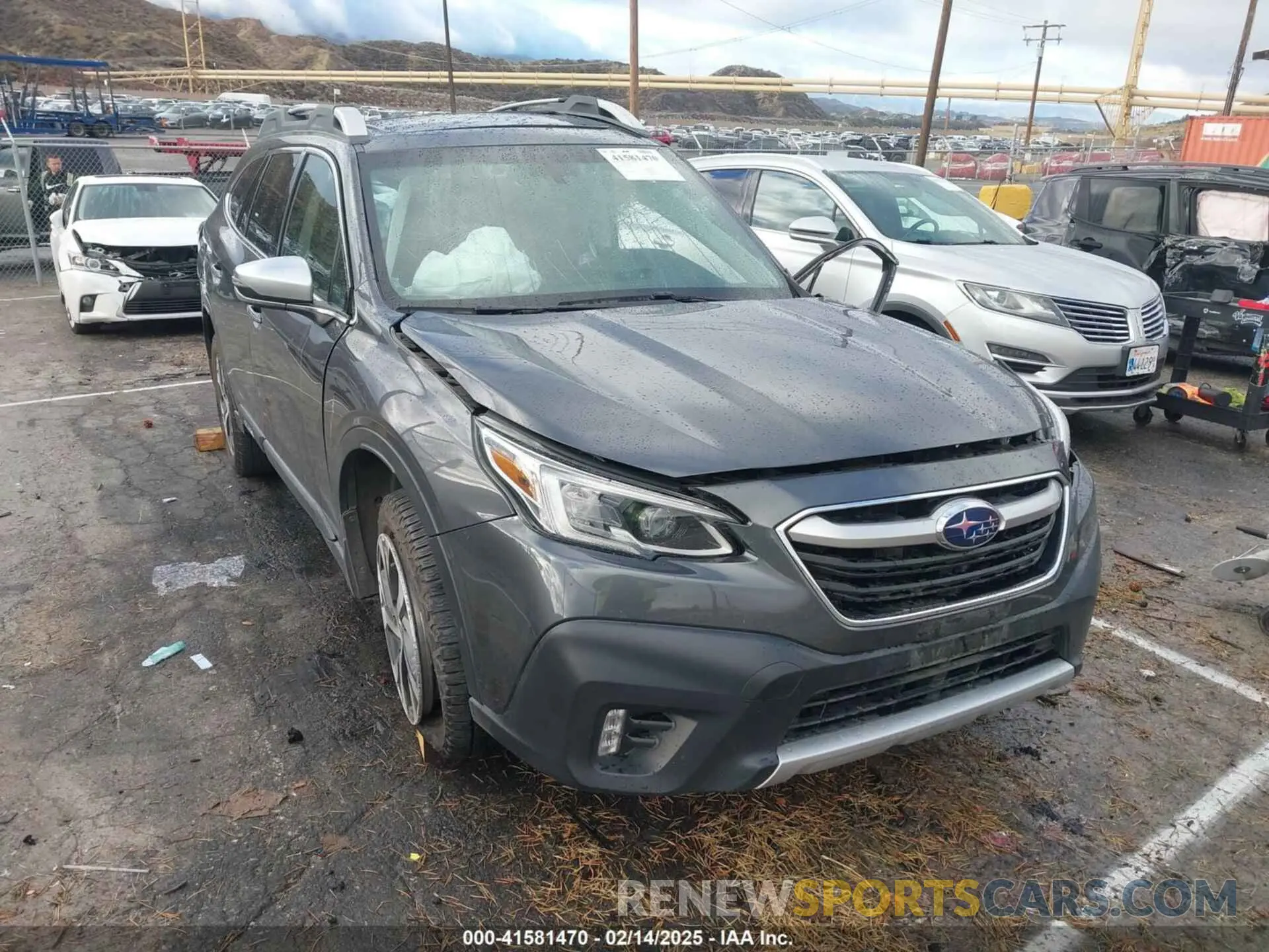 1 Photograph of a damaged car 4S4BTGPD7N3107081 SUBARU OUTBACK 2022