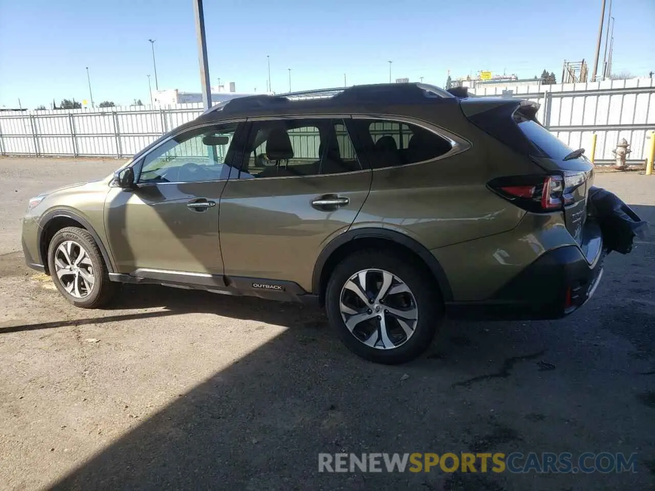 2 Photograph of a damaged car 4S4BTGPDXN3172913 SUBARU OUTBACK 2022