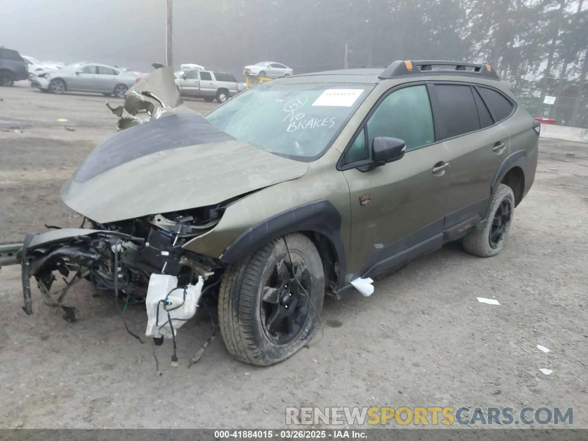 2 Photograph of a damaged car 4S4BTGUD3N3129454 SUBARU OUTBACK 2022