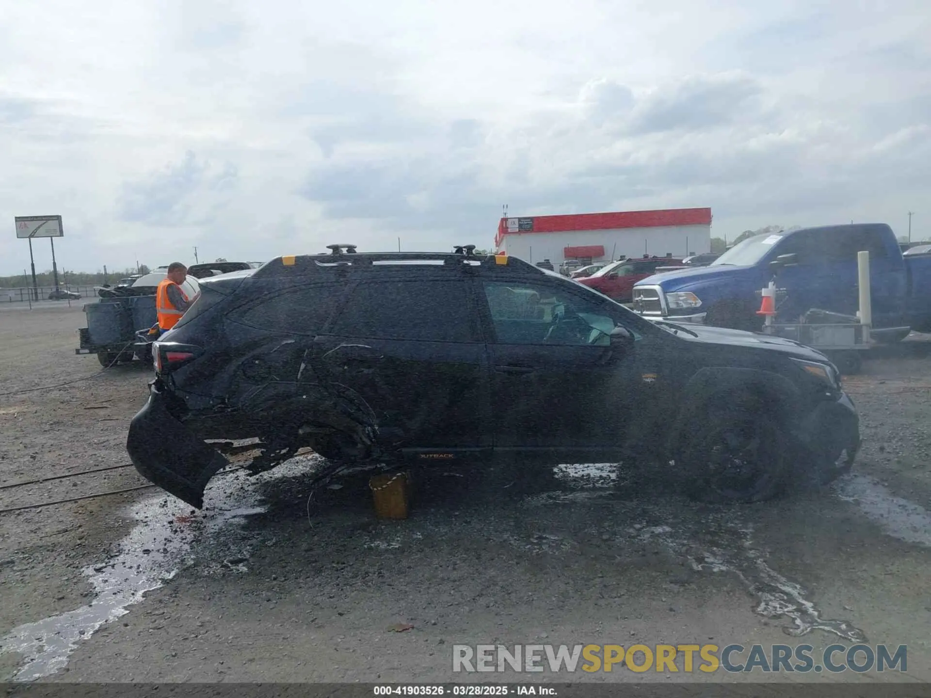 13 Photograph of a damaged car 4S4BTGUD5N3112137 SUBARU OUTBACK 2022