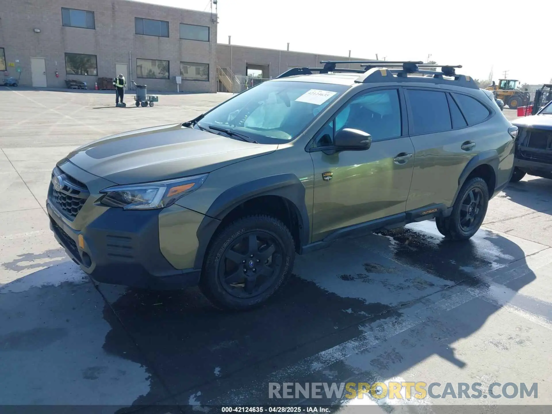 2 Photograph of a damaged car 4S4BTGUD5N3199165 SUBARU OUTBACK 2022