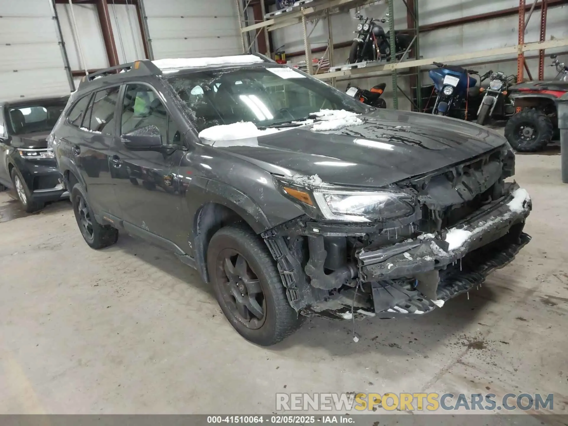 1 Photograph of a damaged car 4S4BTGUD5N3247425 SUBARU OUTBACK 2022