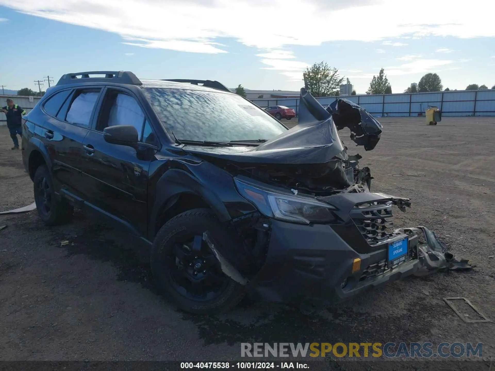 1 Photograph of a damaged car 4S4BTGUD7N3247328 SUBARU OUTBACK 2022