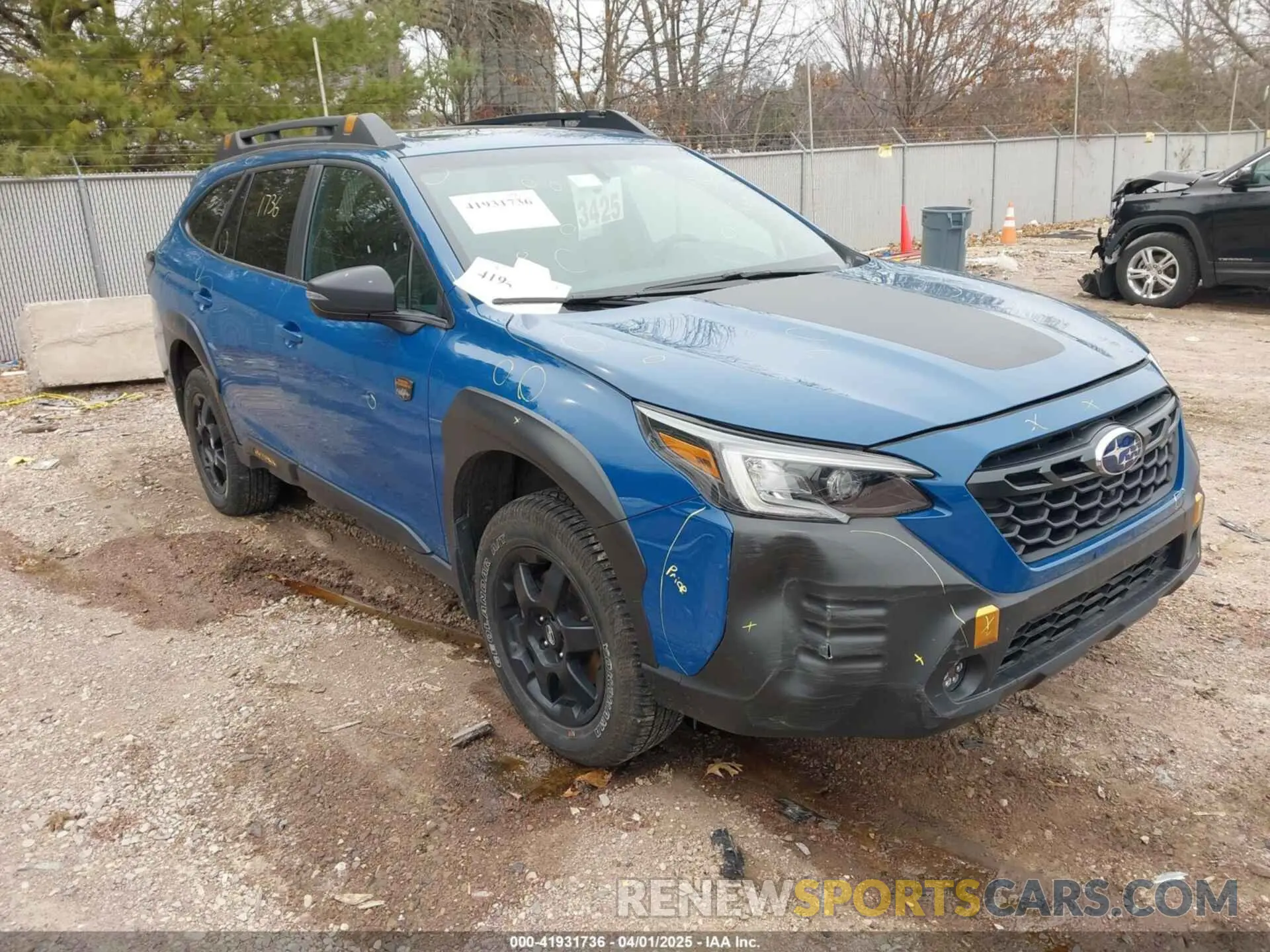 1 Photograph of a damaged car 4S4BTGUDXN3182443 SUBARU OUTBACK 2022