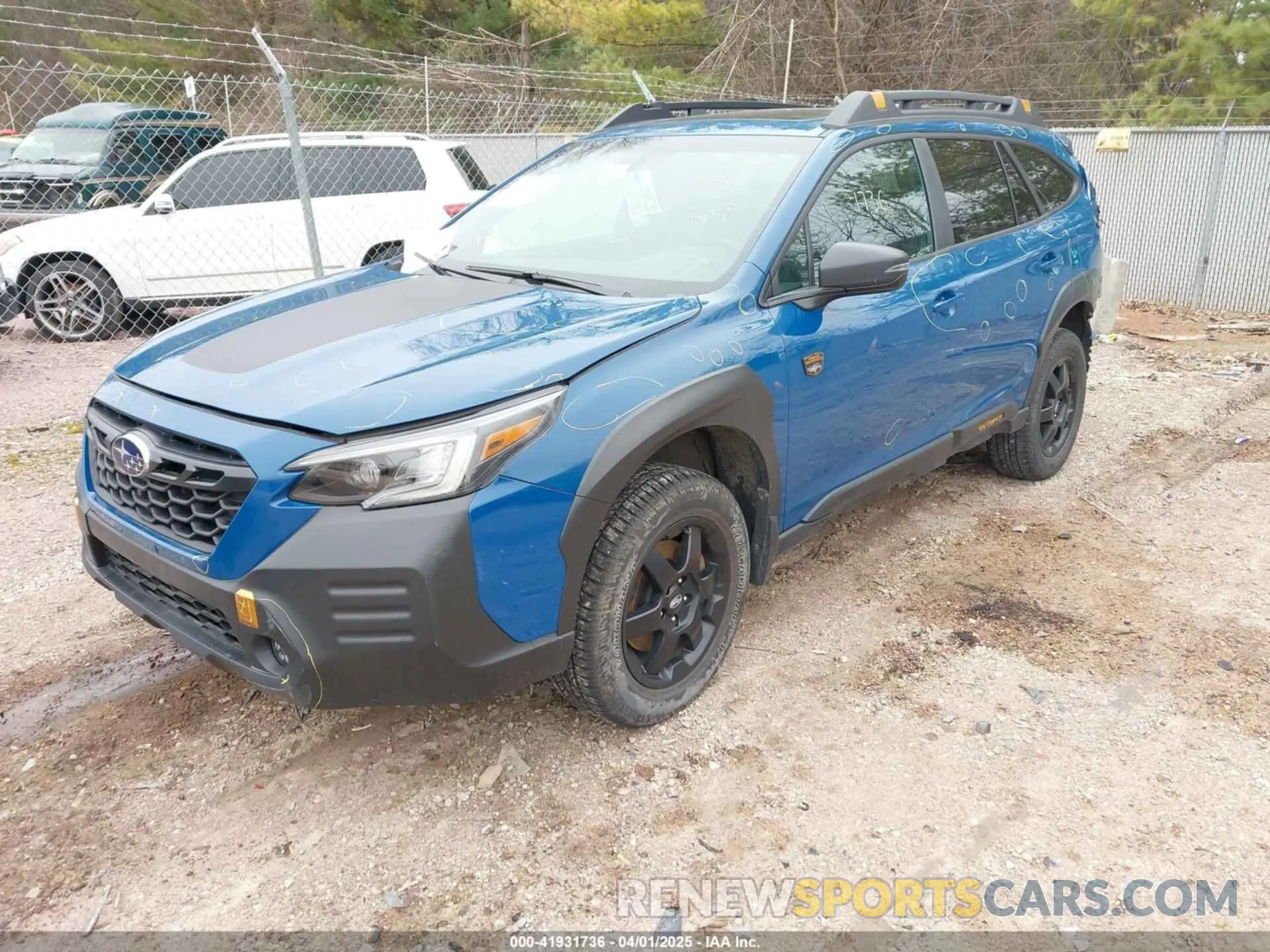 2 Photograph of a damaged car 4S4BTGUDXN3182443 SUBARU OUTBACK 2022