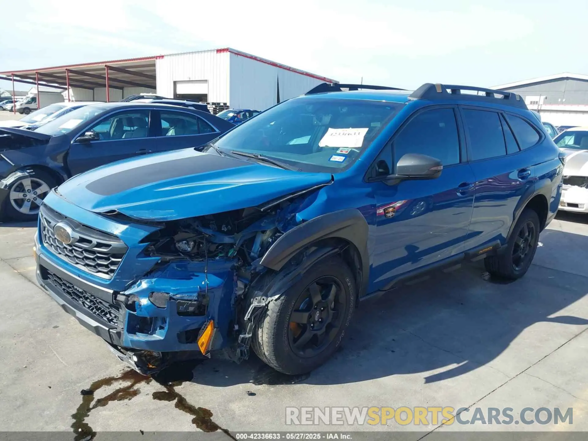 2 Photograph of a damaged car 4S4BTGUDXN3266116 SUBARU OUTBACK 2022