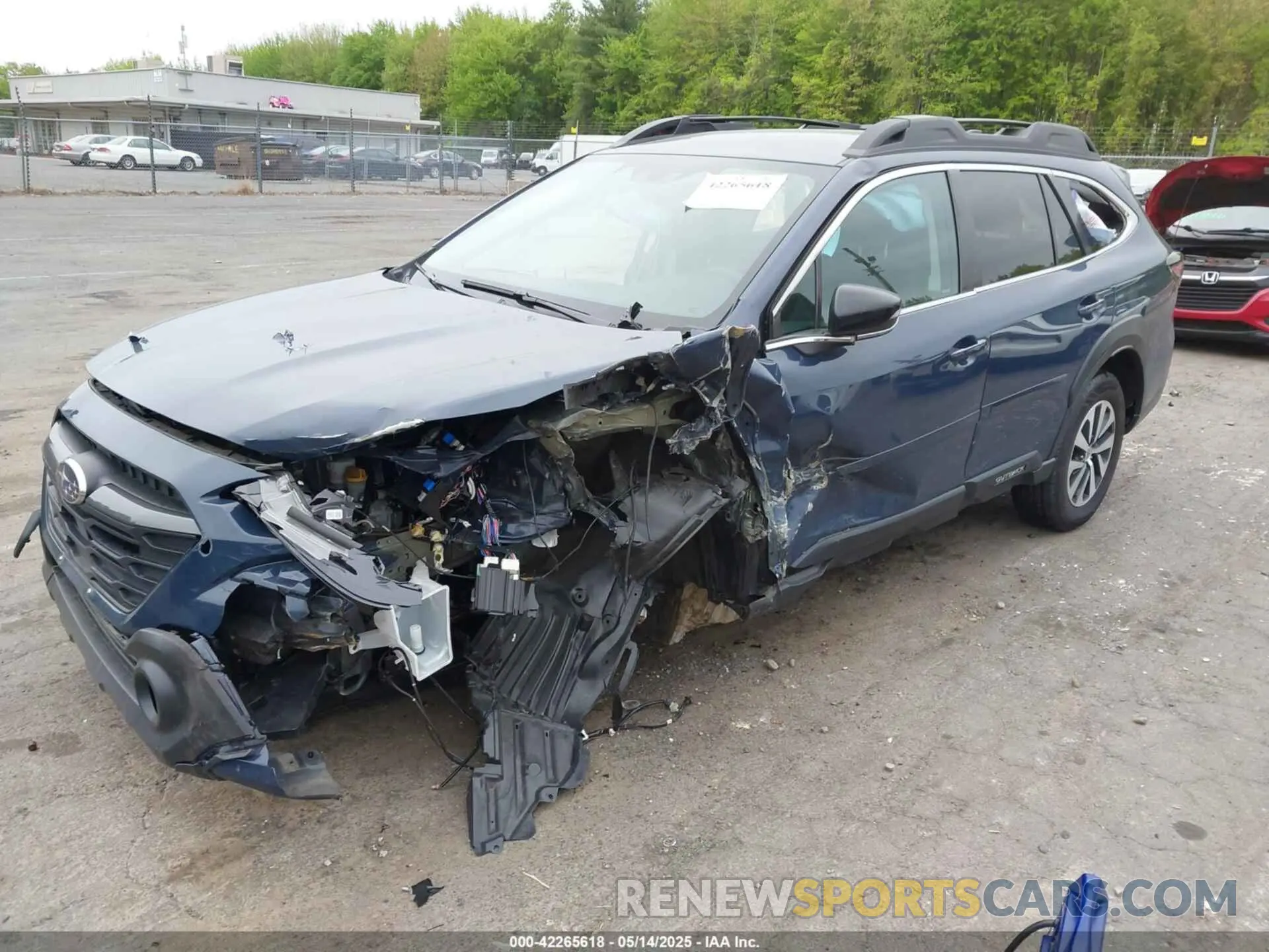 2 Photograph of a damaged car 4S4BTACC2P3191596 SUBARU OUTBACK 2023