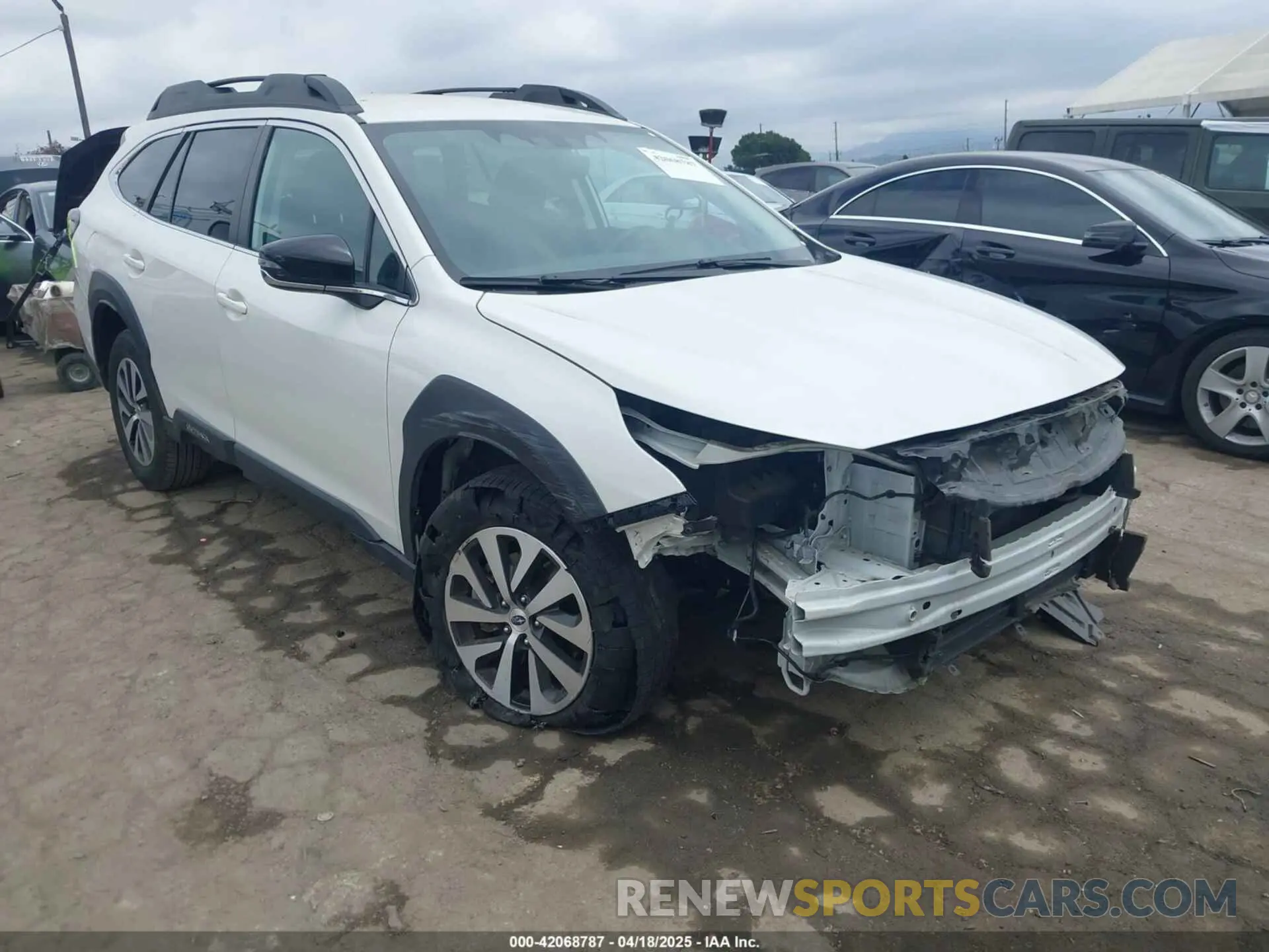 1 Photograph of a damaged car 4S4BTACC7P3128493 SUBARU OUTBACK 2023
