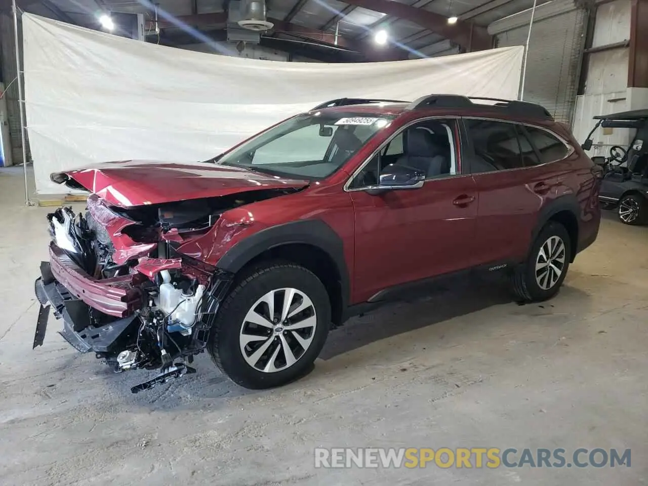 1 Photograph of a damaged car 4S4BTACC8P3217215 SUBARU OUTBACK 2023