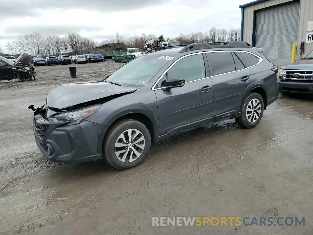 1 Photograph of a damaged car 4S4BTADC2P3183593 SUBARU OUTBACK 2023