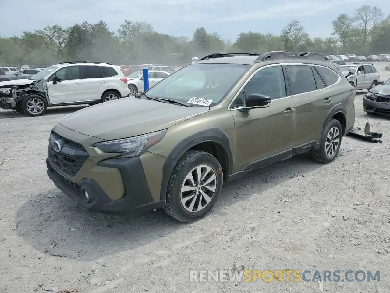 1 Photograph of a damaged car 4S4BTADC7P3129559 SUBARU OUTBACK 2023