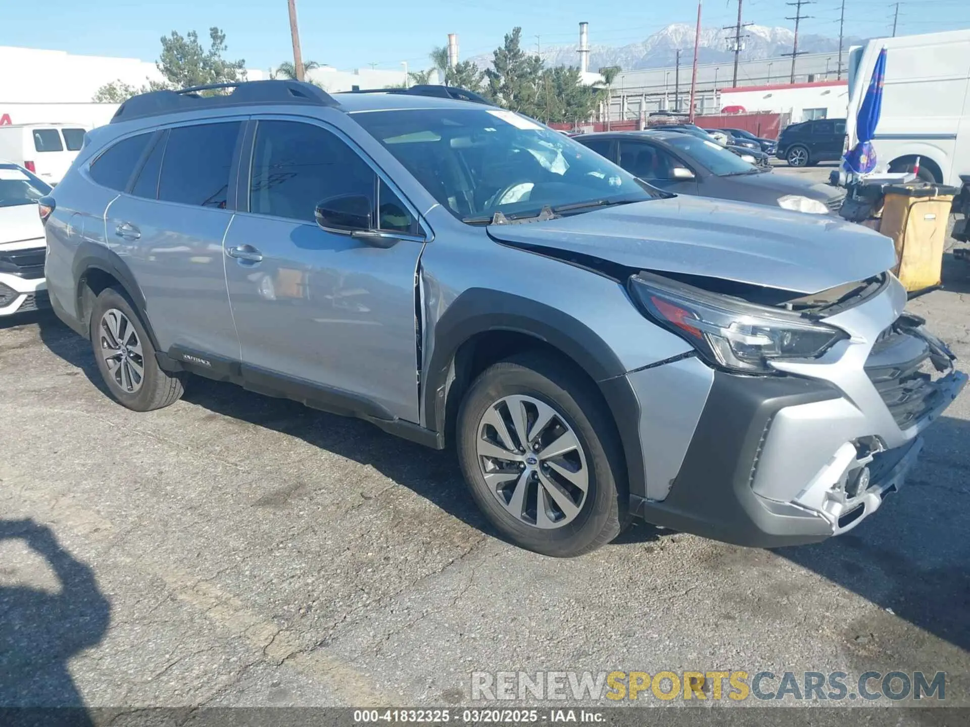 1 Photograph of a damaged car 4S4BTADC7P3223229 SUBARU OUTBACK 2023