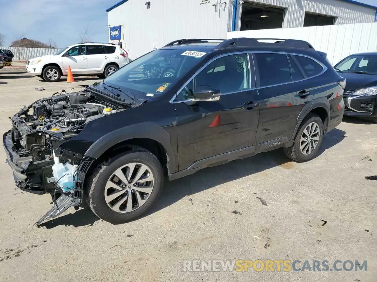 1 Photograph of a damaged car 4S4BTAFC3P3122444 SUBARU OUTBACK 2023