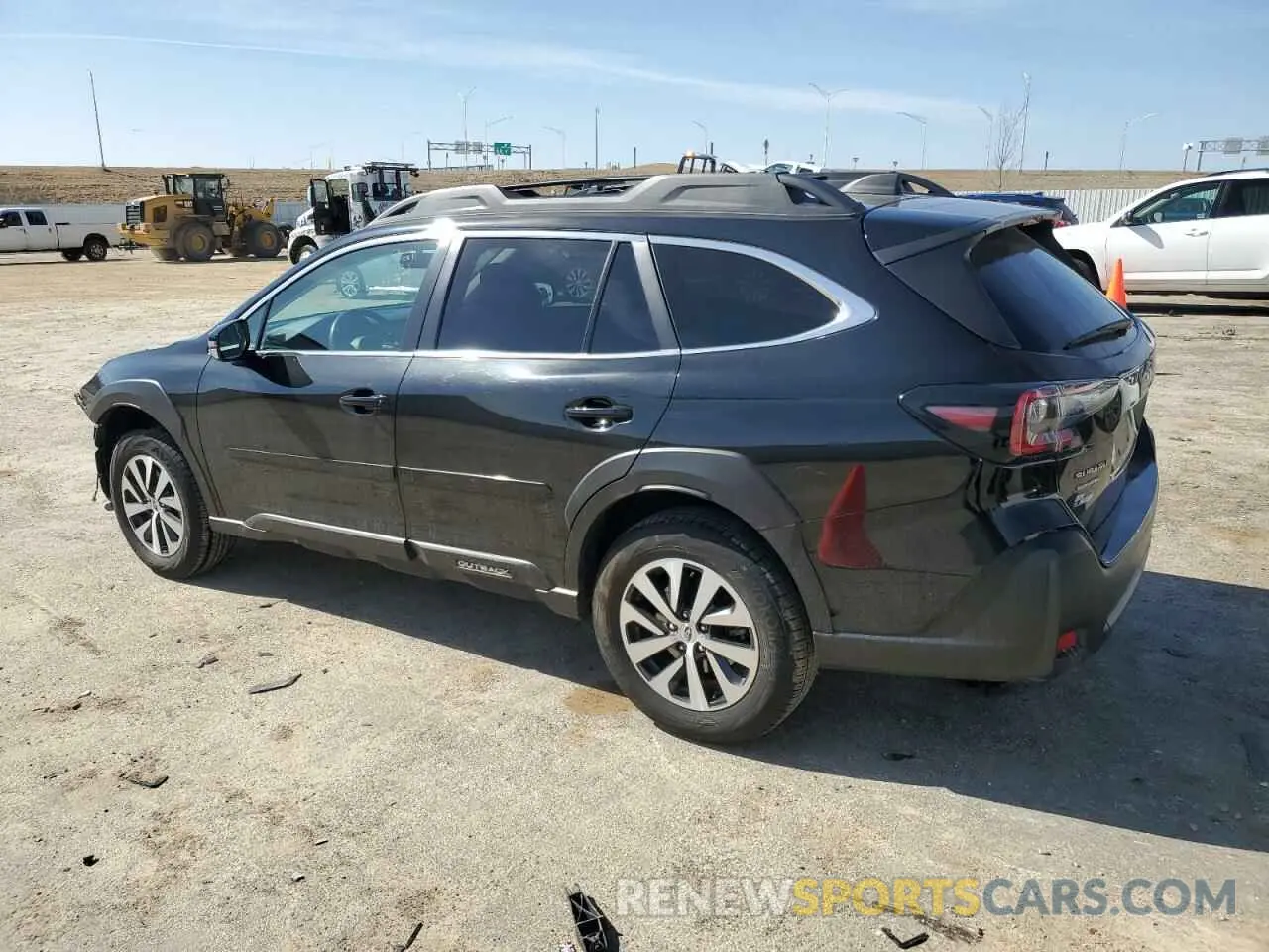 2 Photograph of a damaged car 4S4BTAFC3P3122444 SUBARU OUTBACK 2023