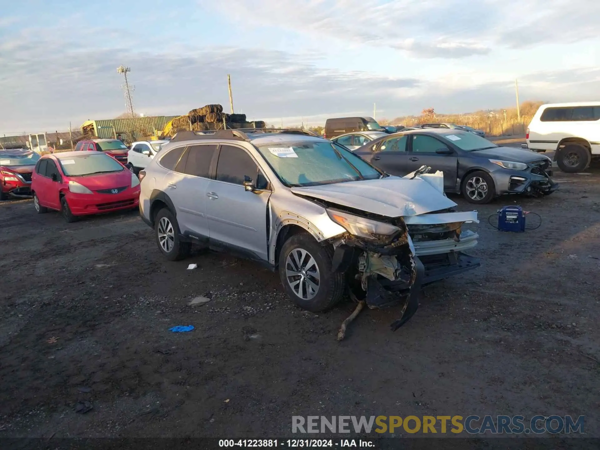 1 Photograph of a damaged car 4S4BTAFC5P3192950 SUBARU OUTBACK 2023