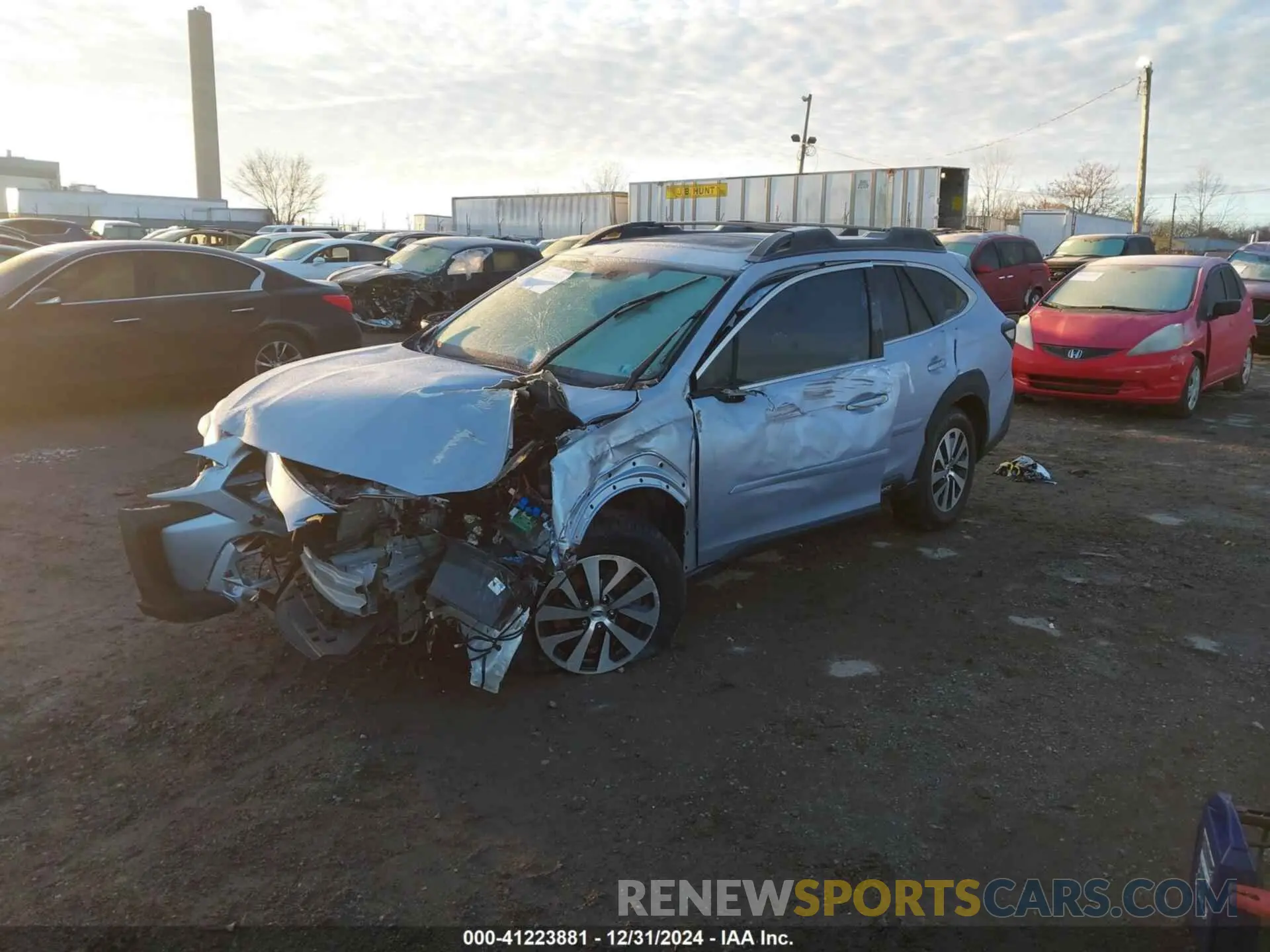 2 Photograph of a damaged car 4S4BTAFC5P3192950 SUBARU OUTBACK 2023