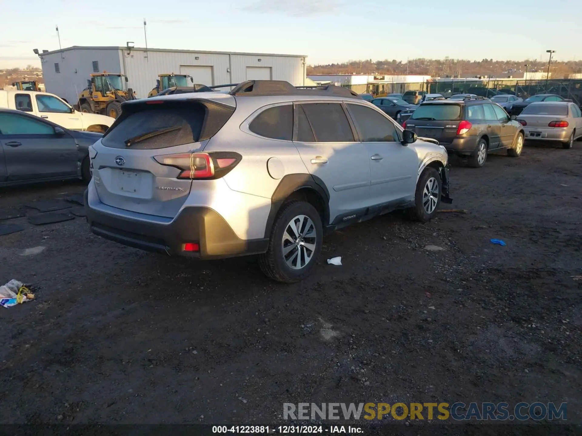 4 Photograph of a damaged car 4S4BTAFC5P3192950 SUBARU OUTBACK 2023