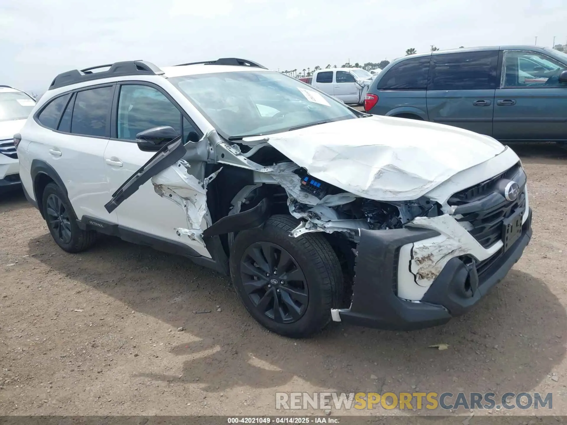 1 Photograph of a damaged car 4S4BTAJC4P3117924 SUBARU OUTBACK 2023