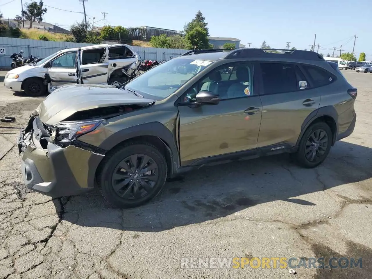 1 Photograph of a damaged car 4S4BTAJC5P3103613 SUBARU OUTBACK 2023