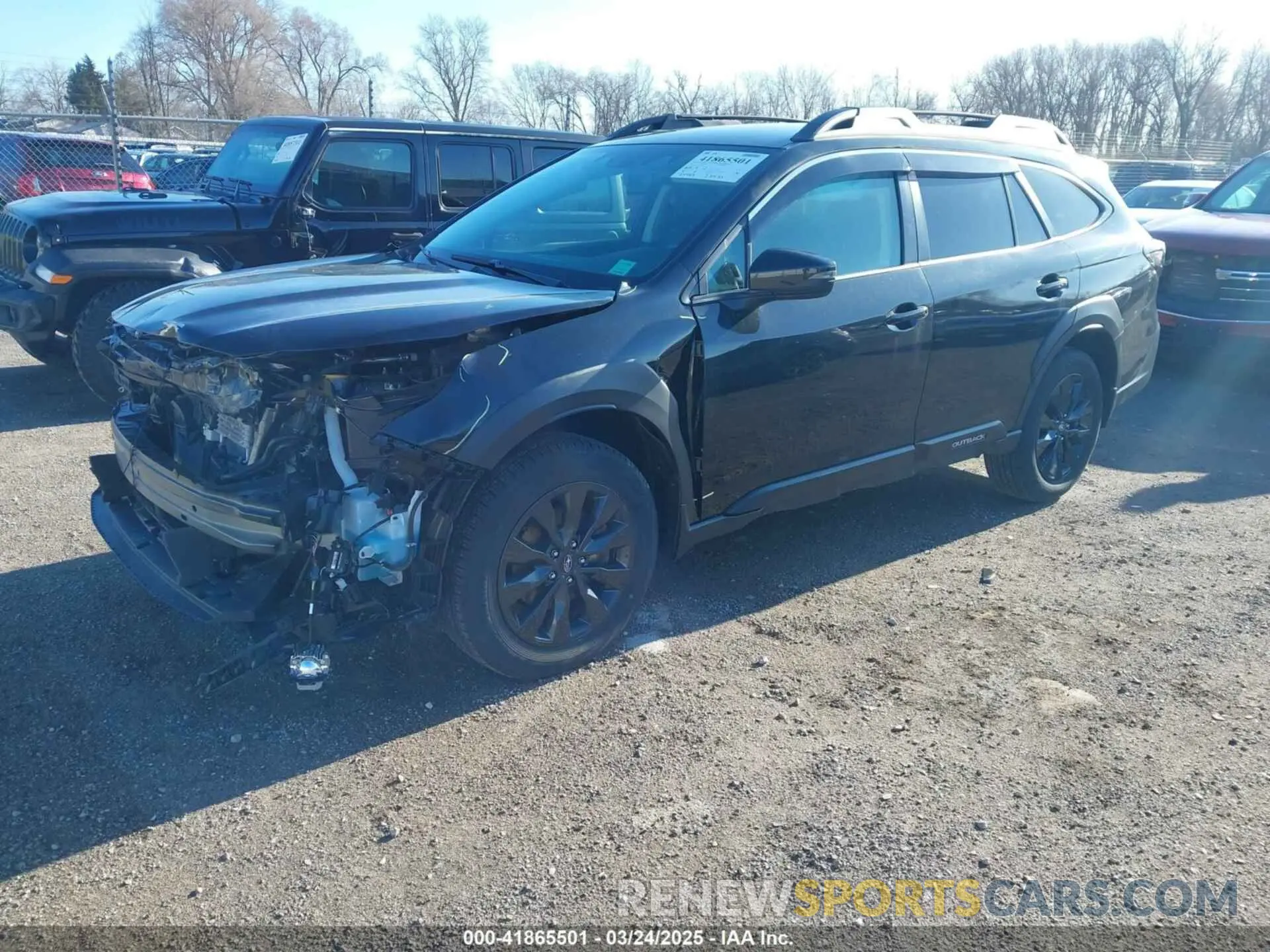 2 Photograph of a damaged car 4S4BTAJC9P3153835 SUBARU OUTBACK 2023