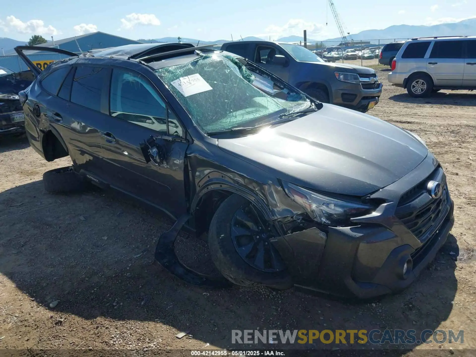1 Photograph of a damaged car 4S4BTALC2P3157724 SUBARU OUTBACK 2023