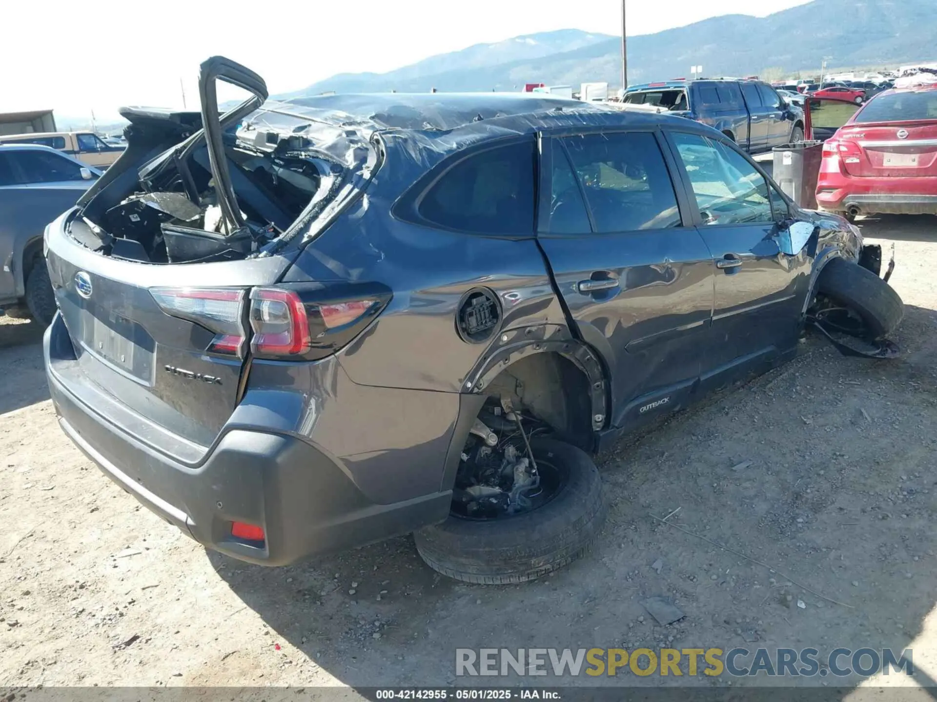 4 Photograph of a damaged car 4S4BTALC2P3157724 SUBARU OUTBACK 2023