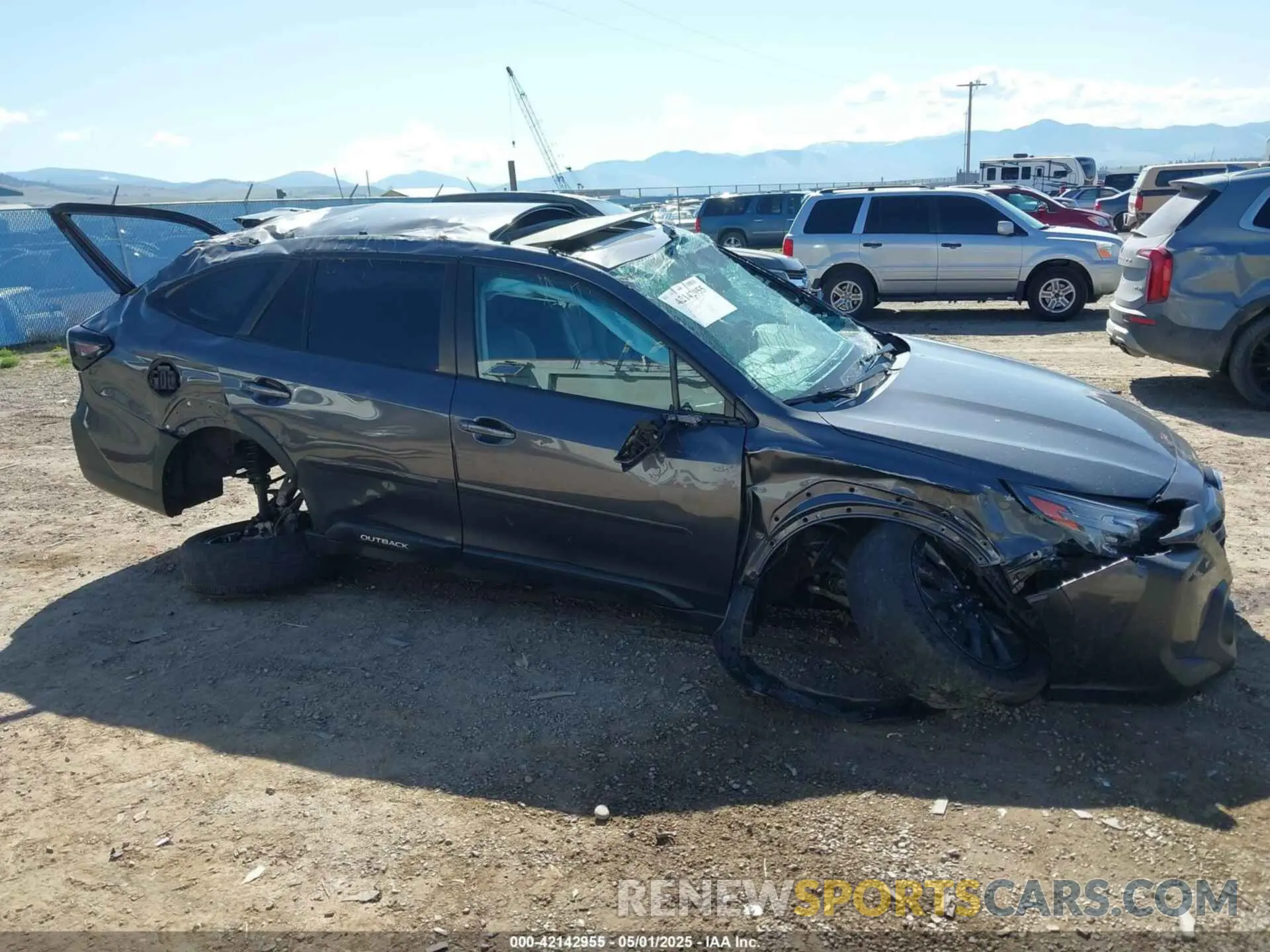 6 Photograph of a damaged car 4S4BTALC2P3157724 SUBARU OUTBACK 2023