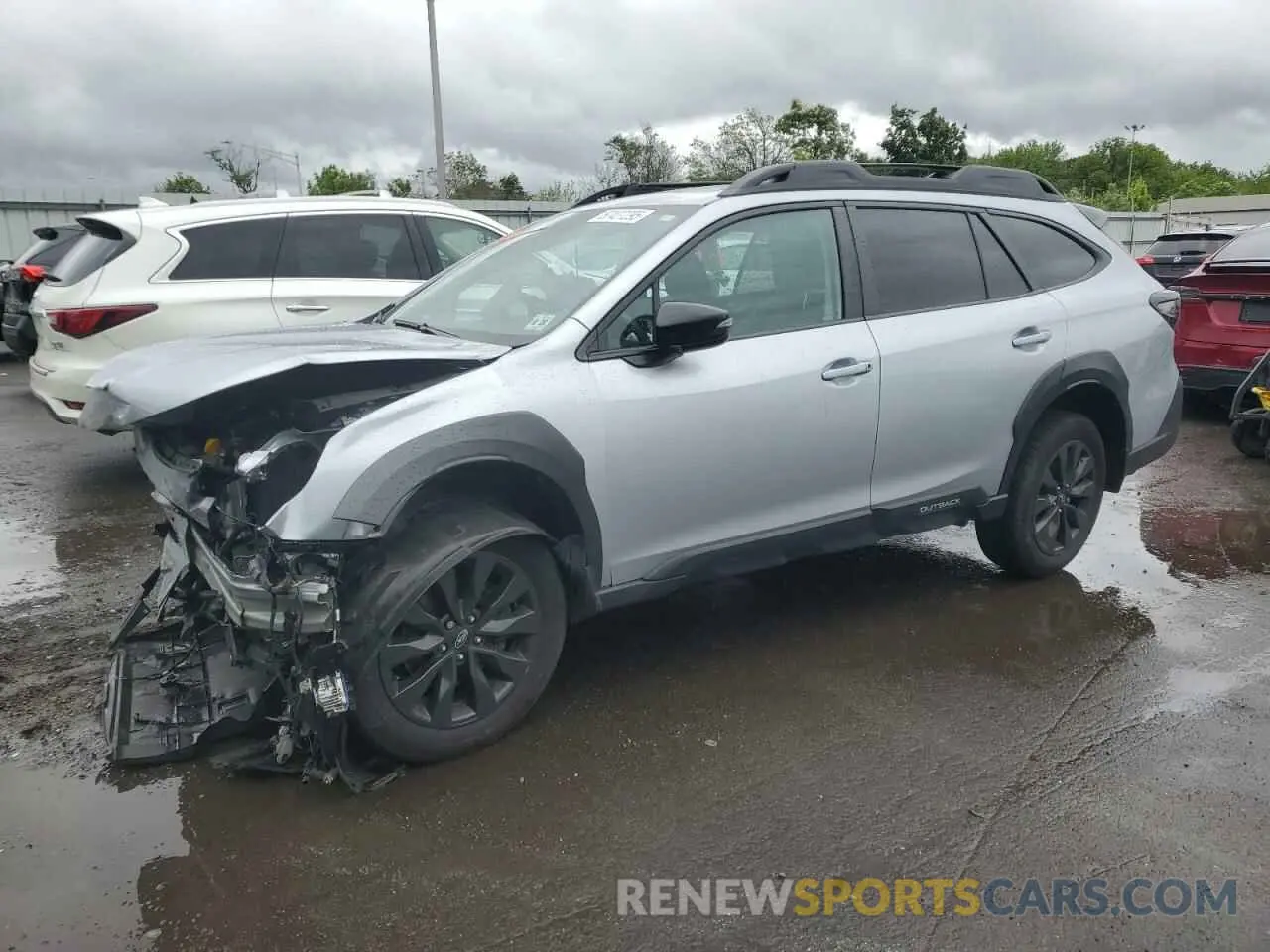 1 Photograph of a damaged car 4S4BTALC5P3145082 SUBARU OUTBACK 2023