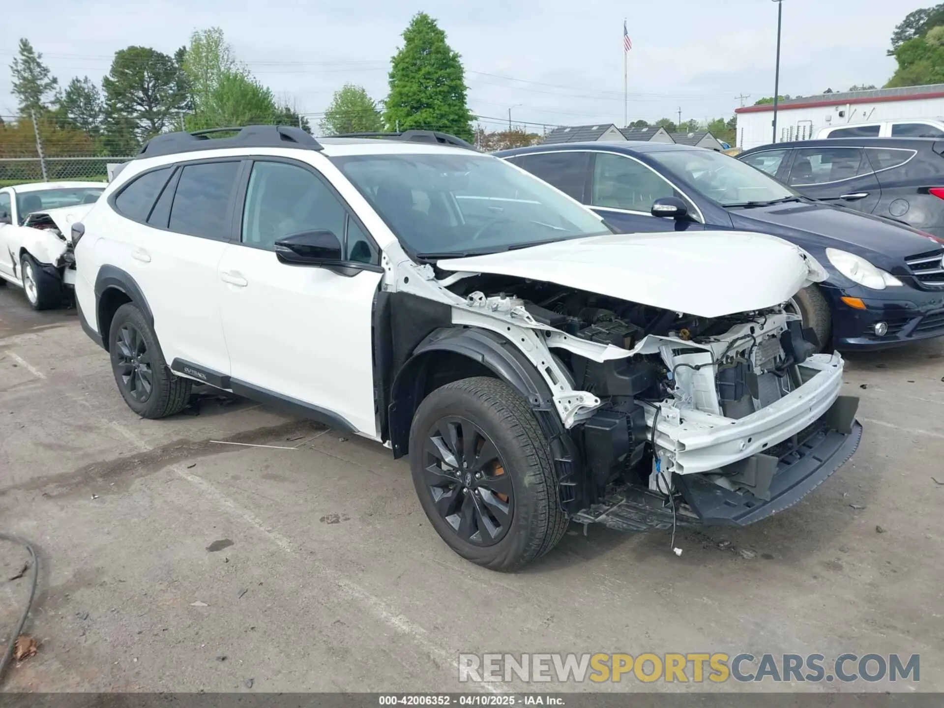 1 Photograph of a damaged car 4S4BTALC5P3195285 SUBARU OUTBACK 2023