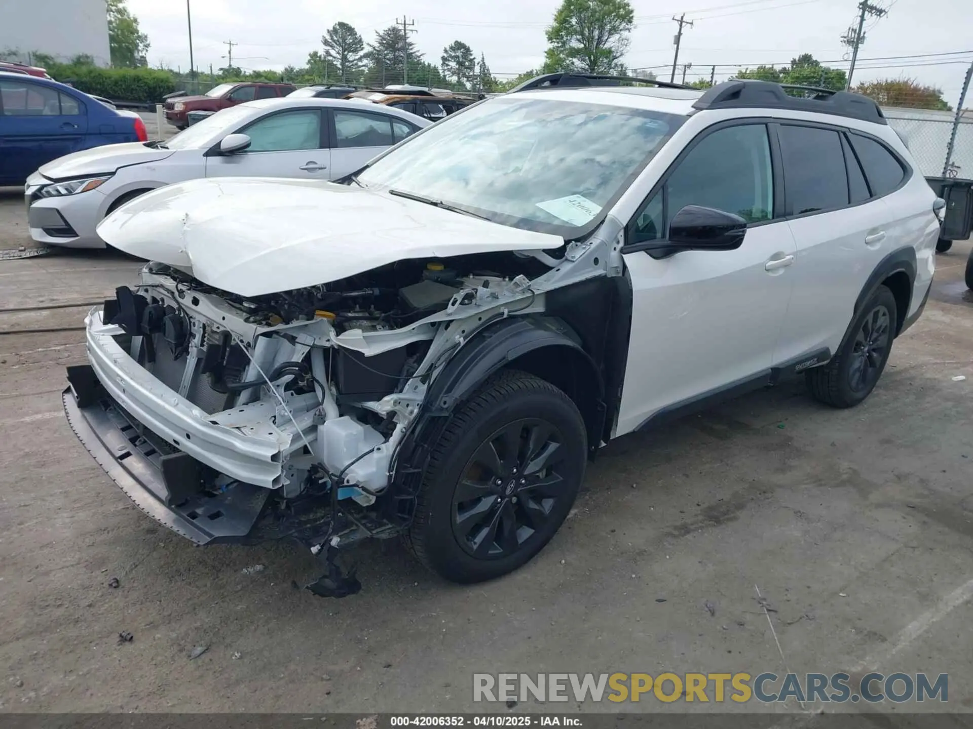 2 Photograph of a damaged car 4S4BTALC5P3195285 SUBARU OUTBACK 2023