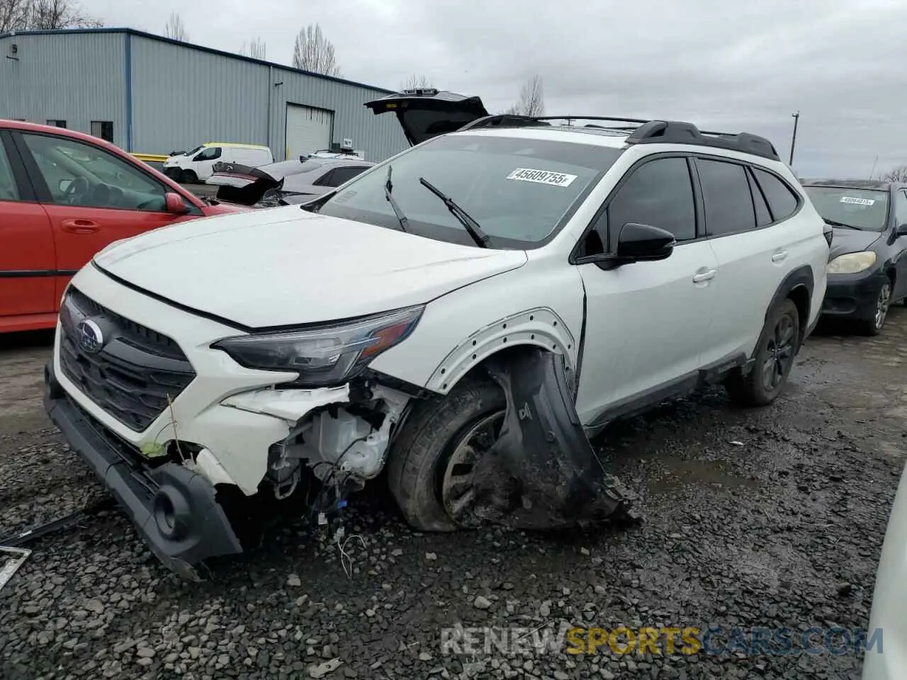 1 Photograph of a damaged car 4S4BTALC5P3196128 SUBARU OUTBACK 2023