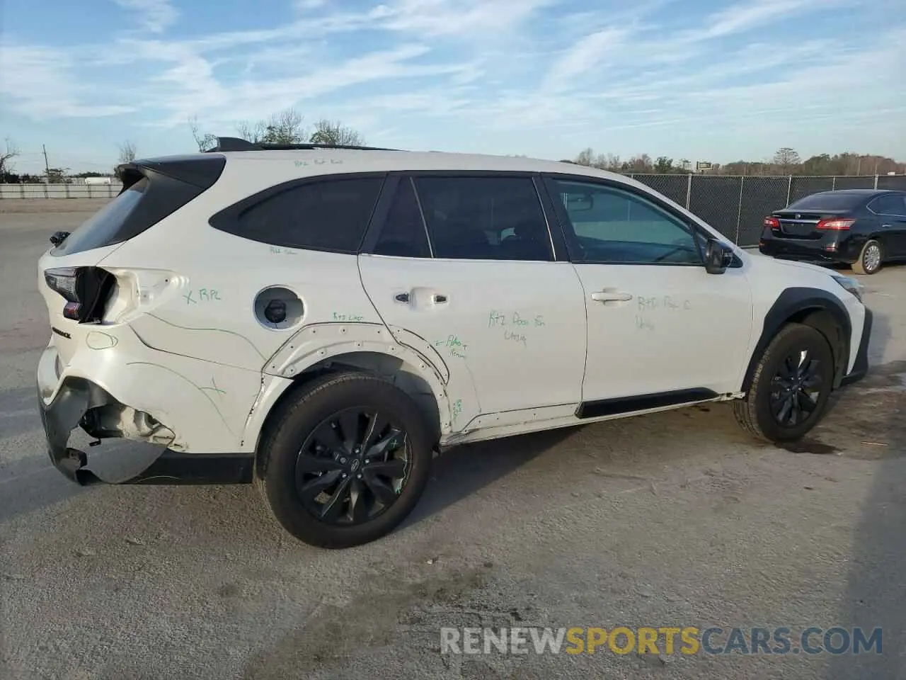 3 Photograph of a damaged car 4S4BTALC8P3172597 SUBARU OUTBACK 2023