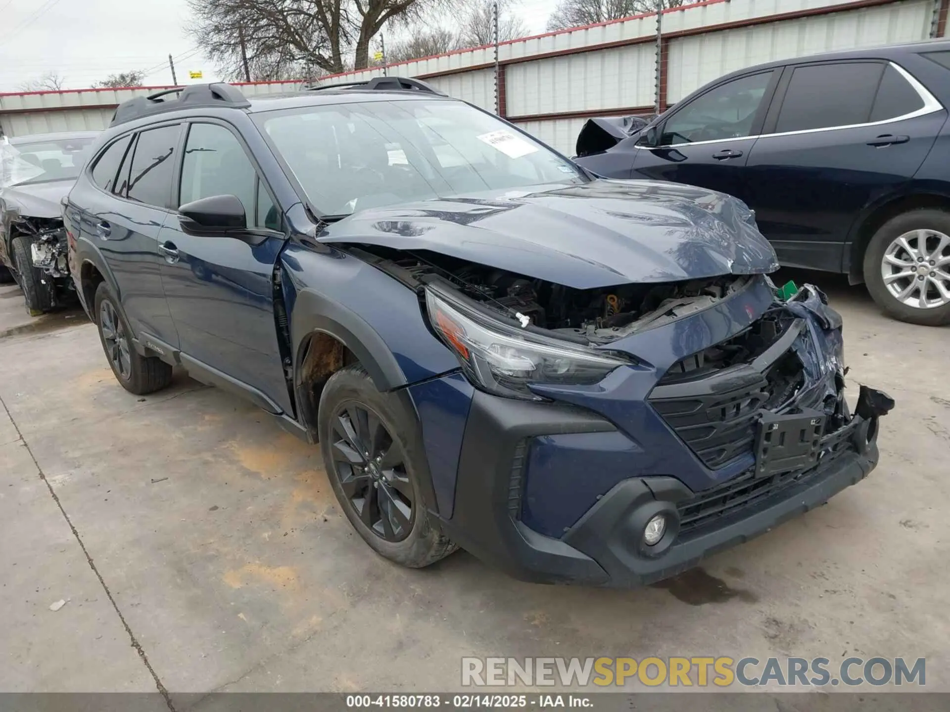 1 Photograph of a damaged car 4S4BTALCXP3212310 SUBARU OUTBACK 2023