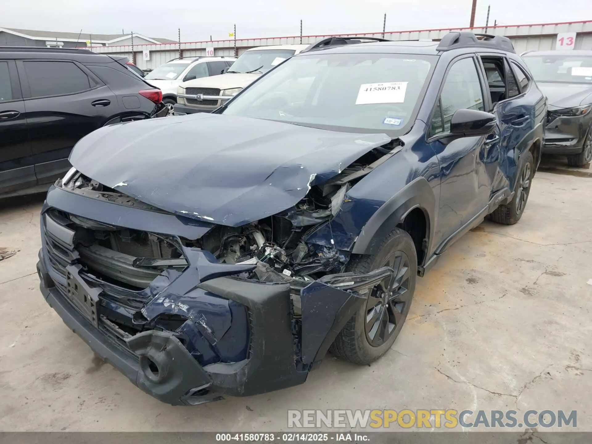 2 Photograph of a damaged car 4S4BTALCXP3212310 SUBARU OUTBACK 2023