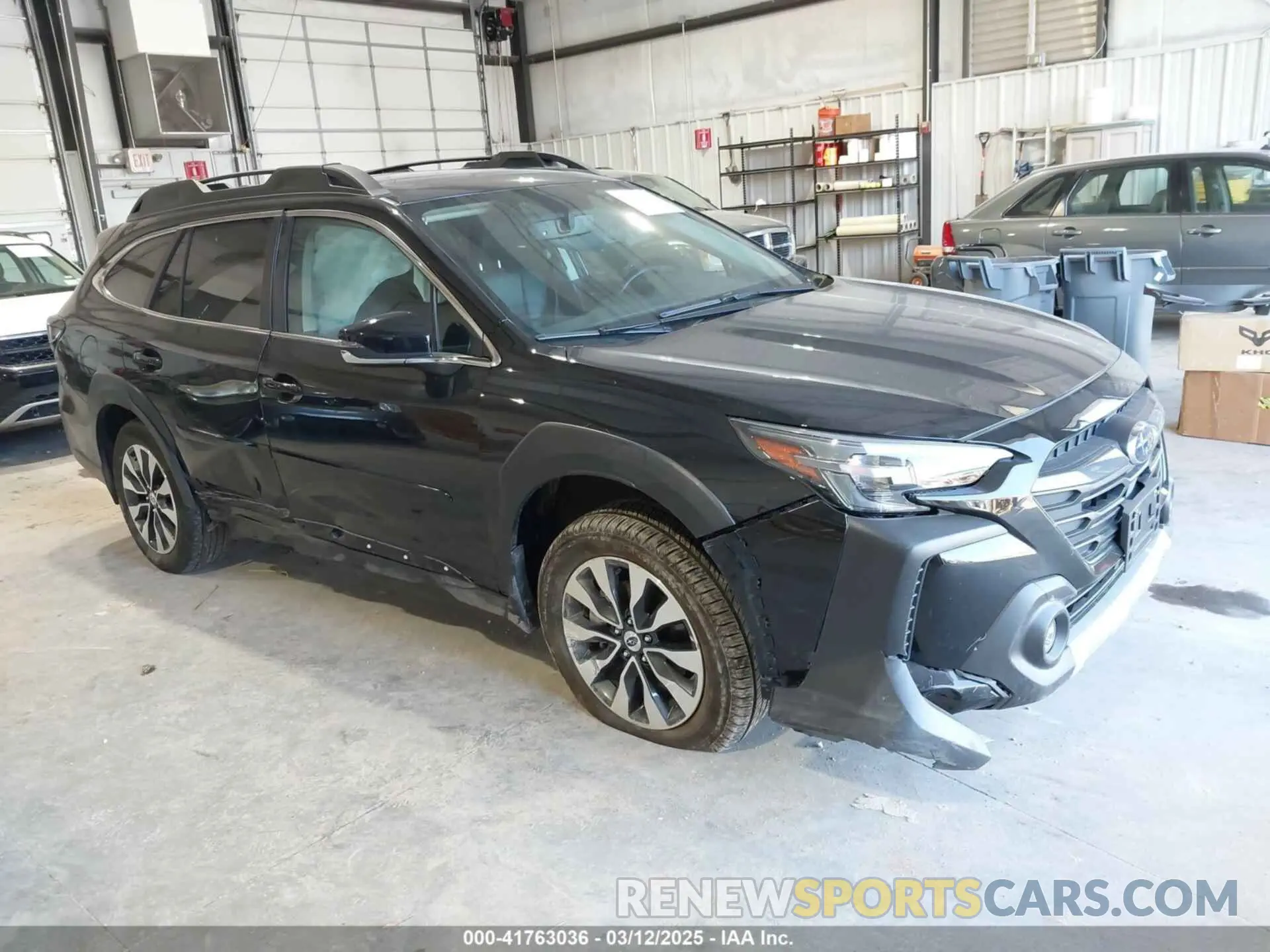 1 Photograph of a damaged car 4S4BTANC2P3139768 SUBARU OUTBACK 2023