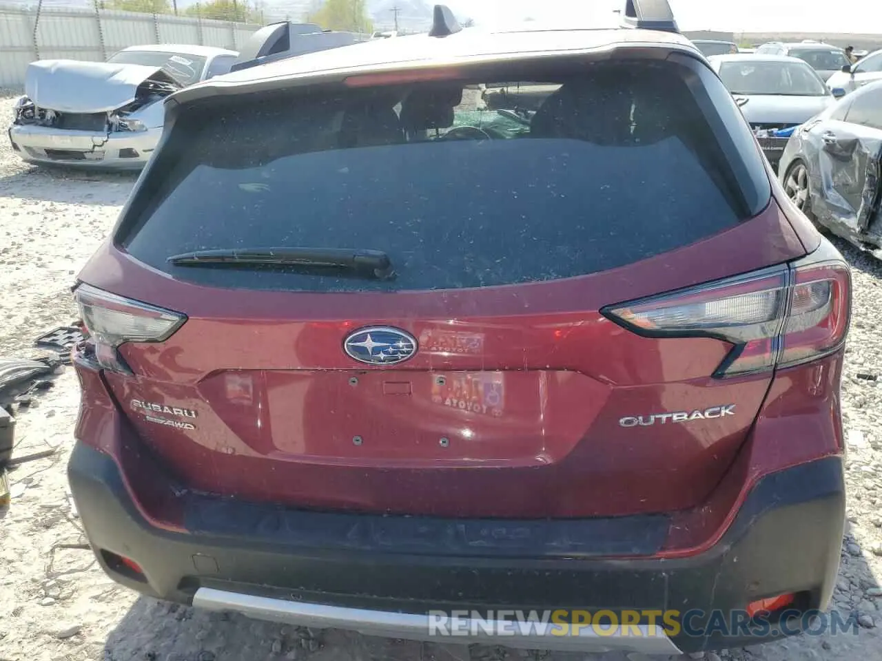 6 Photograph of a damaged car 4S4BTANC2P3155193 SUBARU OUTBACK 2023